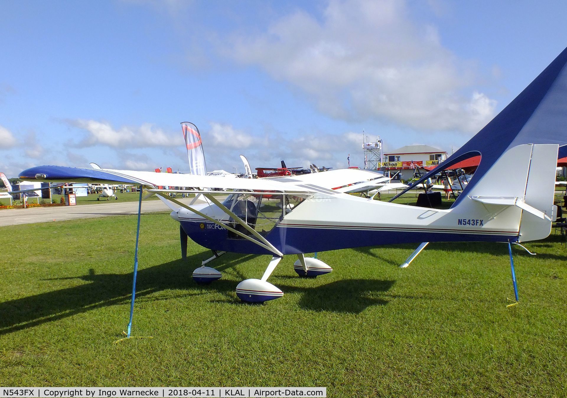 N543FX, 2007 Aeropro Eurofox C/N 001, Aeropro Eurofox at 2018 Sun 'n Fun, Lakeland FL