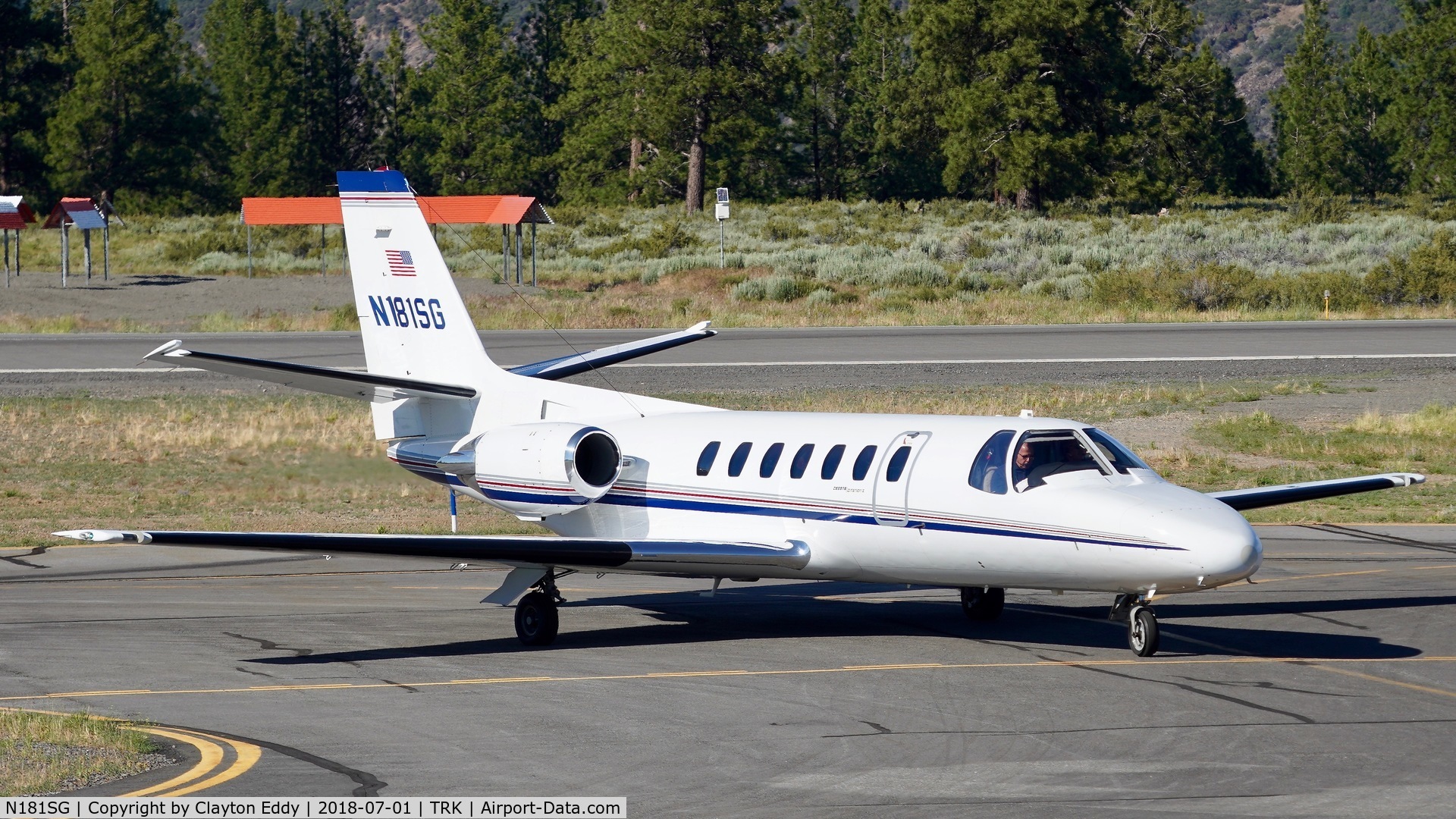 N181SG, 1992 Cessna 560 Citation V C/N 560-0181, Truckee Airport California 2018.