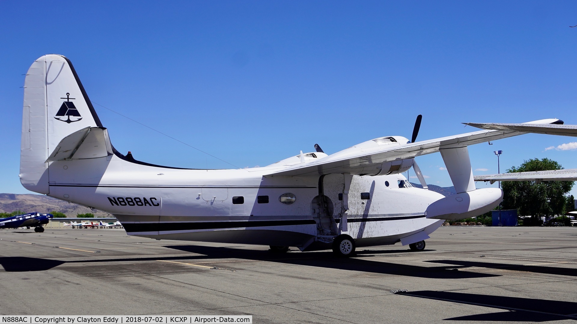 N888AC, 1955 Grumman HU-16C (UF-1) Albatross C/N G-399, Carson City Airport Nevada 2018.