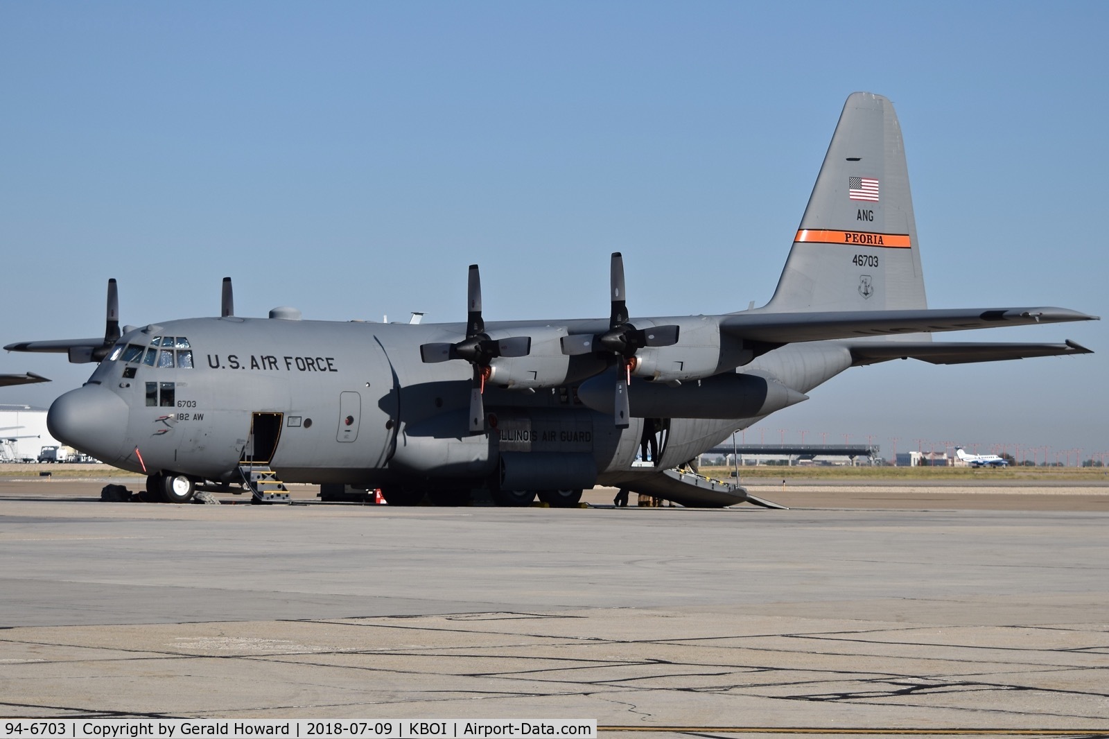 94-6703, Lockheed C-130H Hercules C/N 382-5393, 169th Airlift Sq., 182nd AW, Illinois ANG.