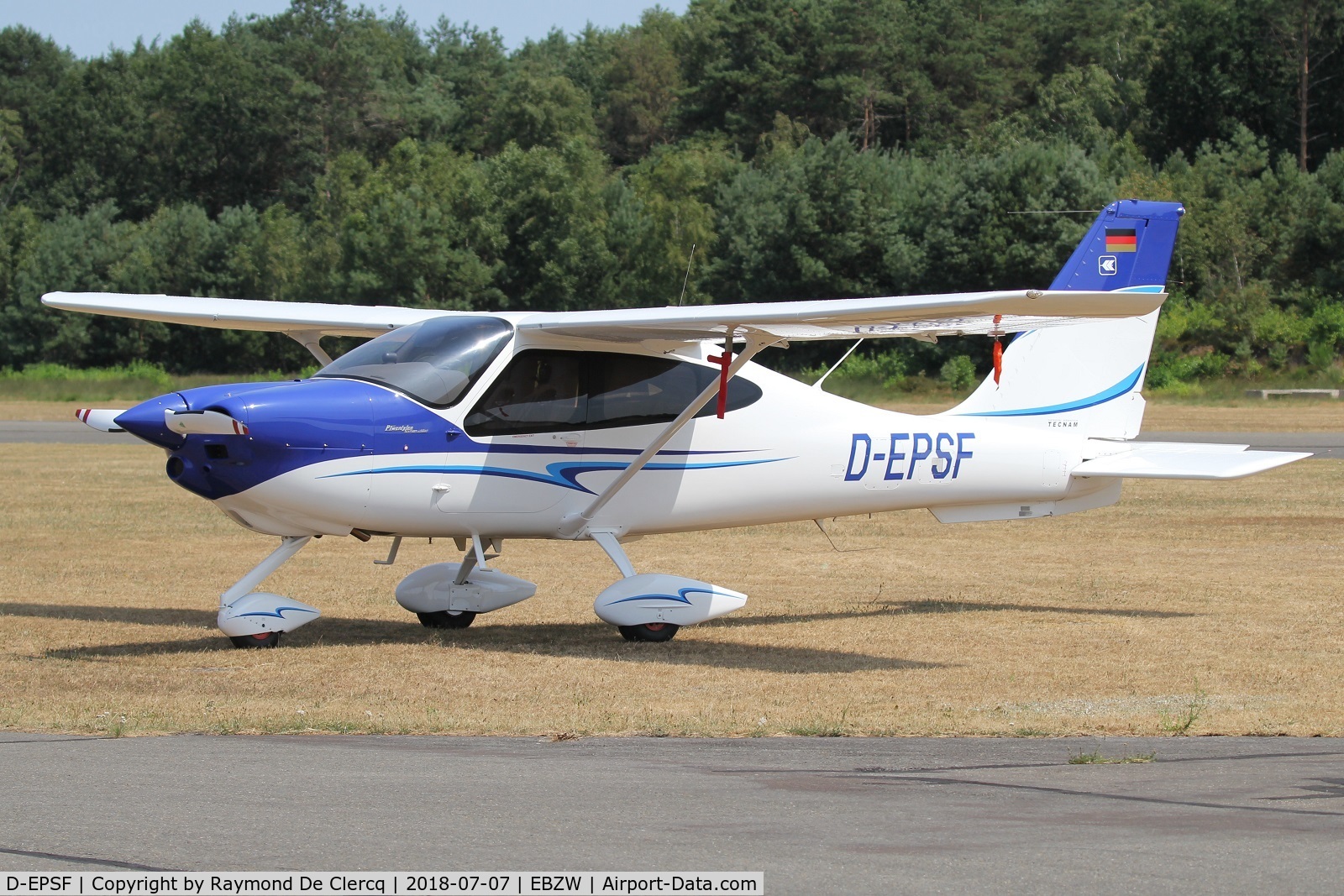 D-EPSF, Tecnam P-2010 C/N not found D-EPSF, At Zwartberg Airport.