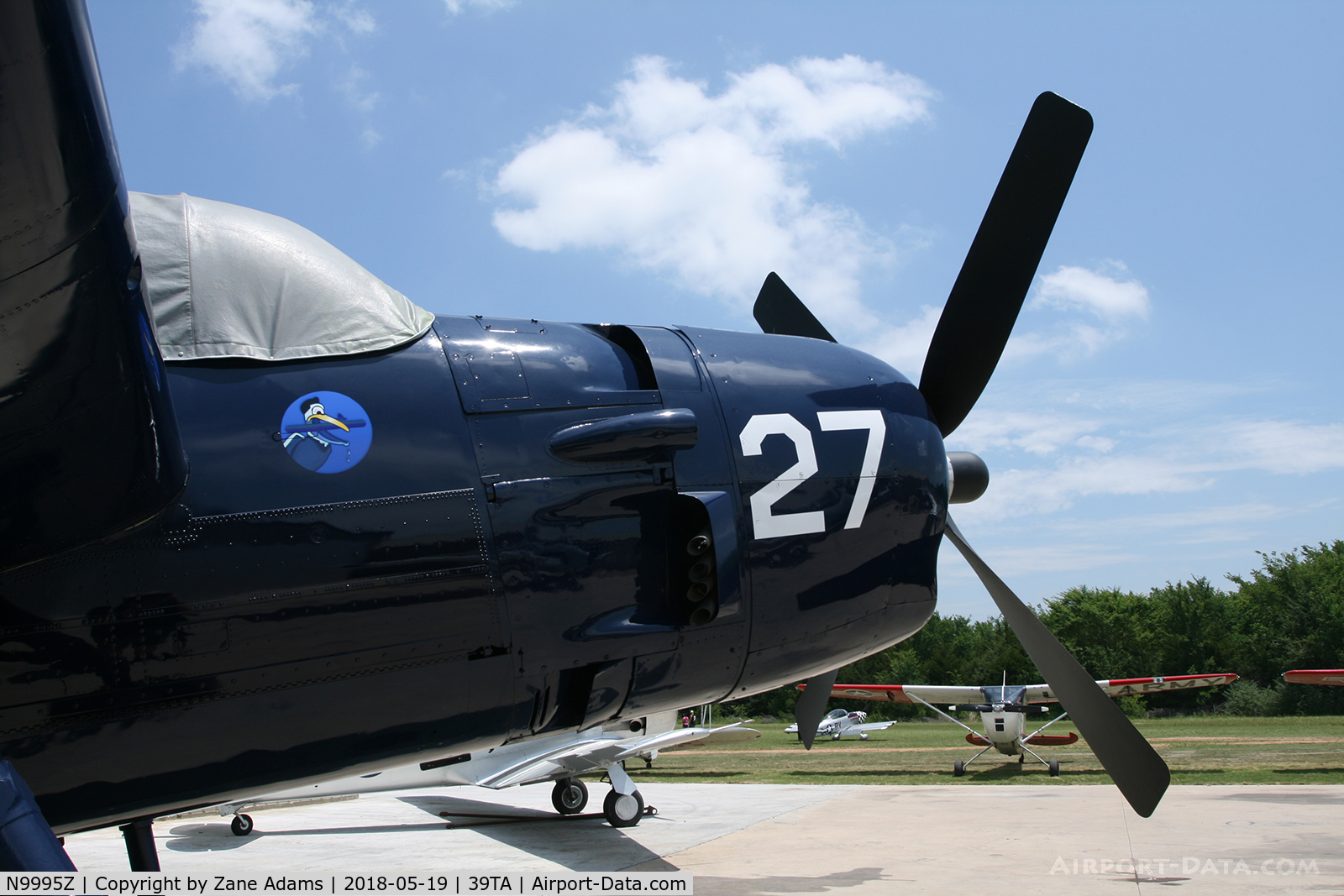 N9995Z, 1949 Grumman AF-2S Guardian C/N 126792, At the 2018 Flying Tigers Fly-in - Paris, Texas