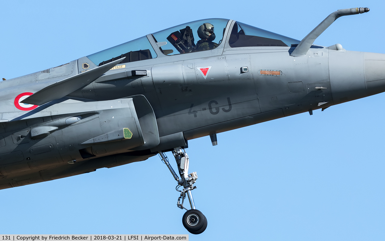 131, 2012 Dassault Rafale C C/N 131, on final at BA113 St. Dizier