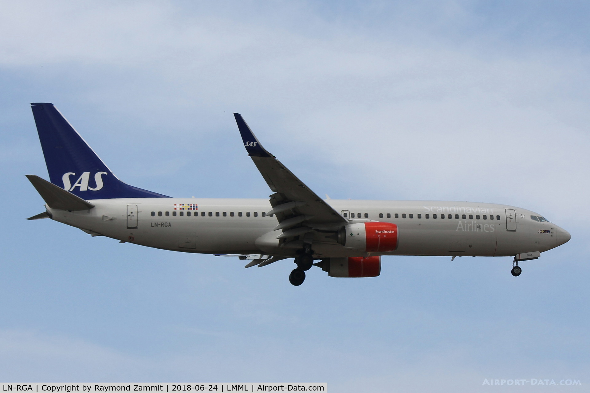 LN-RGA, 2012 Boeing 737-86N C/N 39397, B737-800 LN-RGA Scandinavian Airlines System