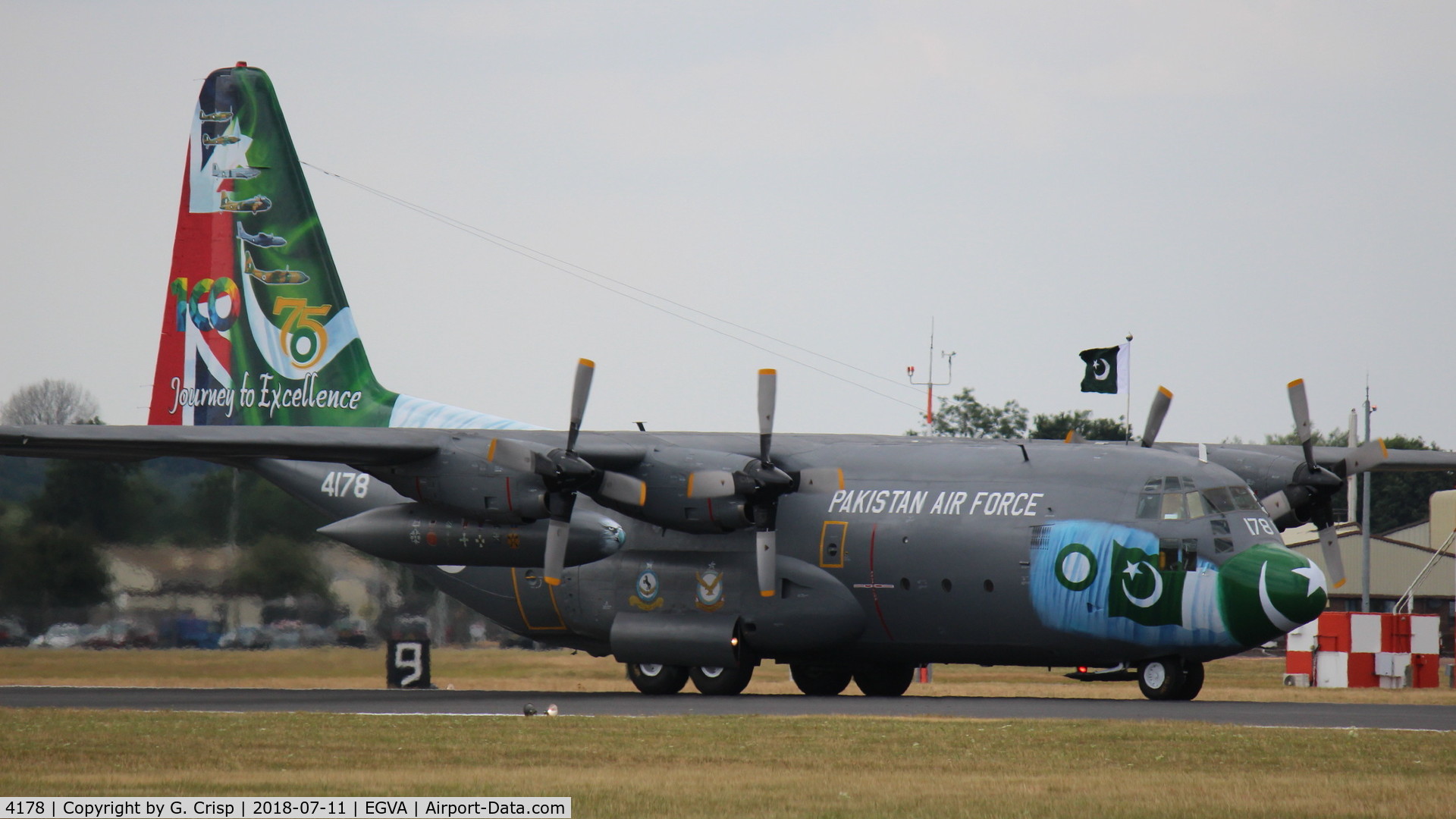 4178, Lockheed C-130E Hercules C/N 382-4178, Royal International Air Tattoo, RAF Fairford