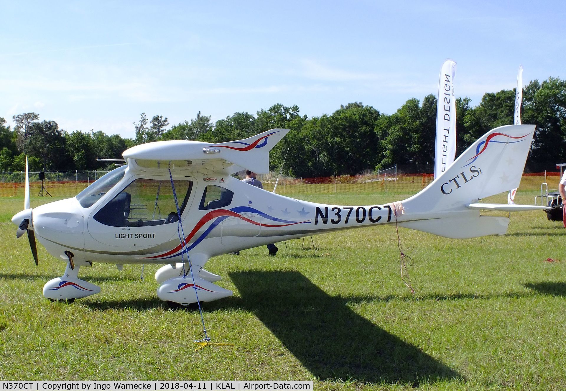 N370CT, 2016 Flight Design CTLS C/N F-16-01-52, Flight Design CTLSi at 2018 Sun 'n Fun, Lakeland FL