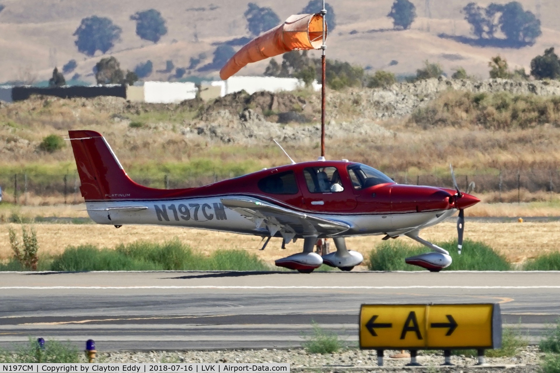 N197CM, 2018 Cirrus SR22T C/N 1723, Livermore Airport California 2018.