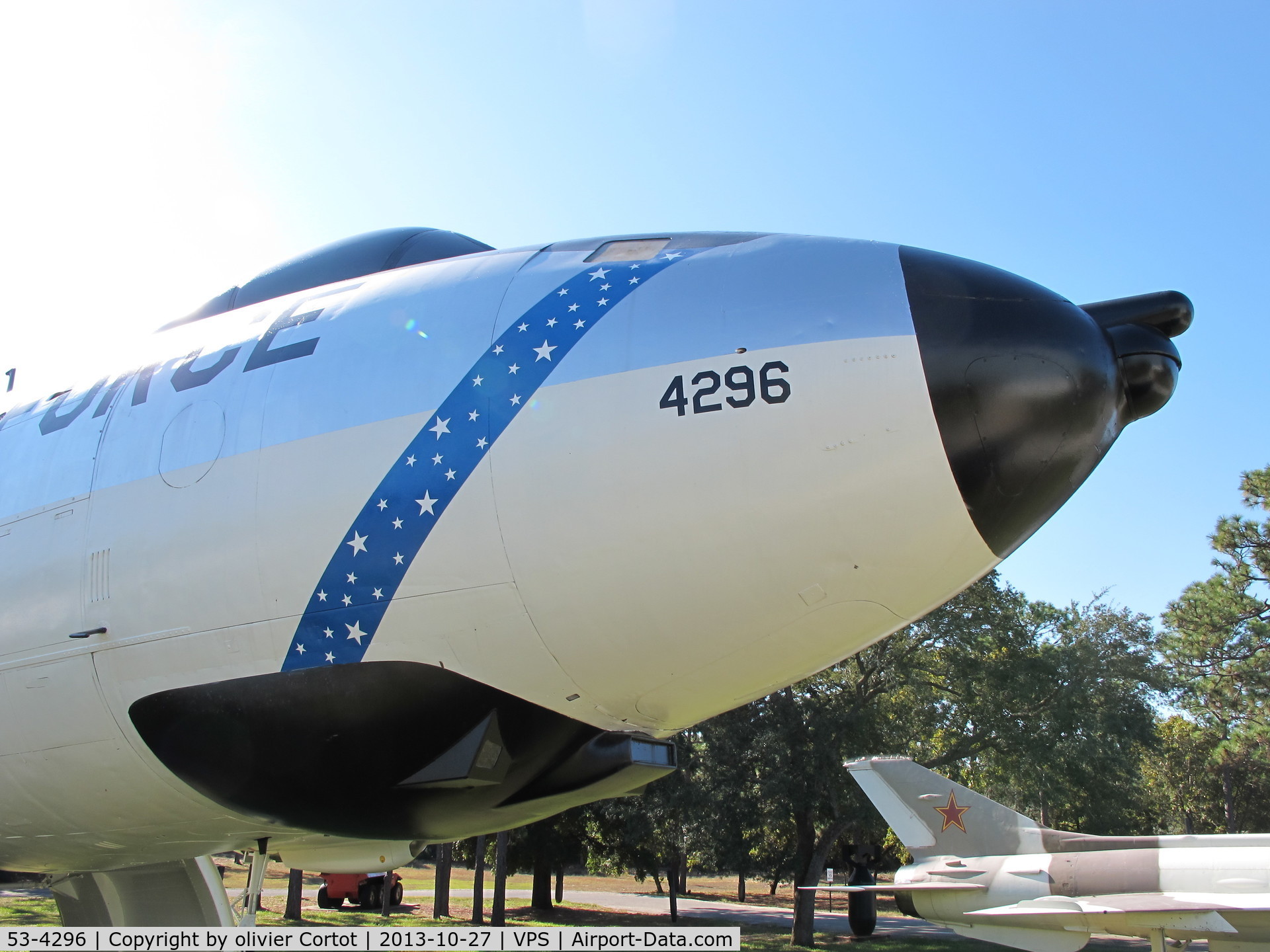 53-4296, 1953 Boeing RB-47H-1-BW Stratojet C/N 4501320, the nose