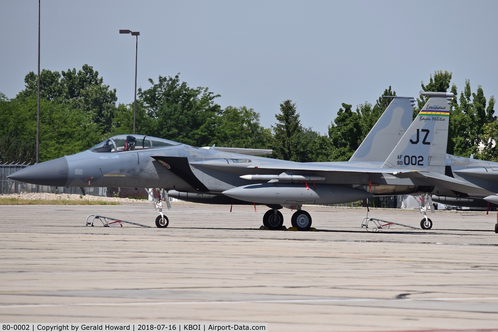 80-0002, 1980 McDonnell Douglas F-15C Eagle C/N 0635/C151, 122nd Fighter Wing 