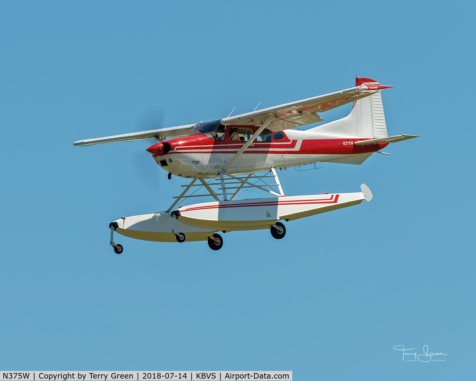 N375W, 1978 Cessna A185F Skywagon 185 C/N 18503598, KBVS