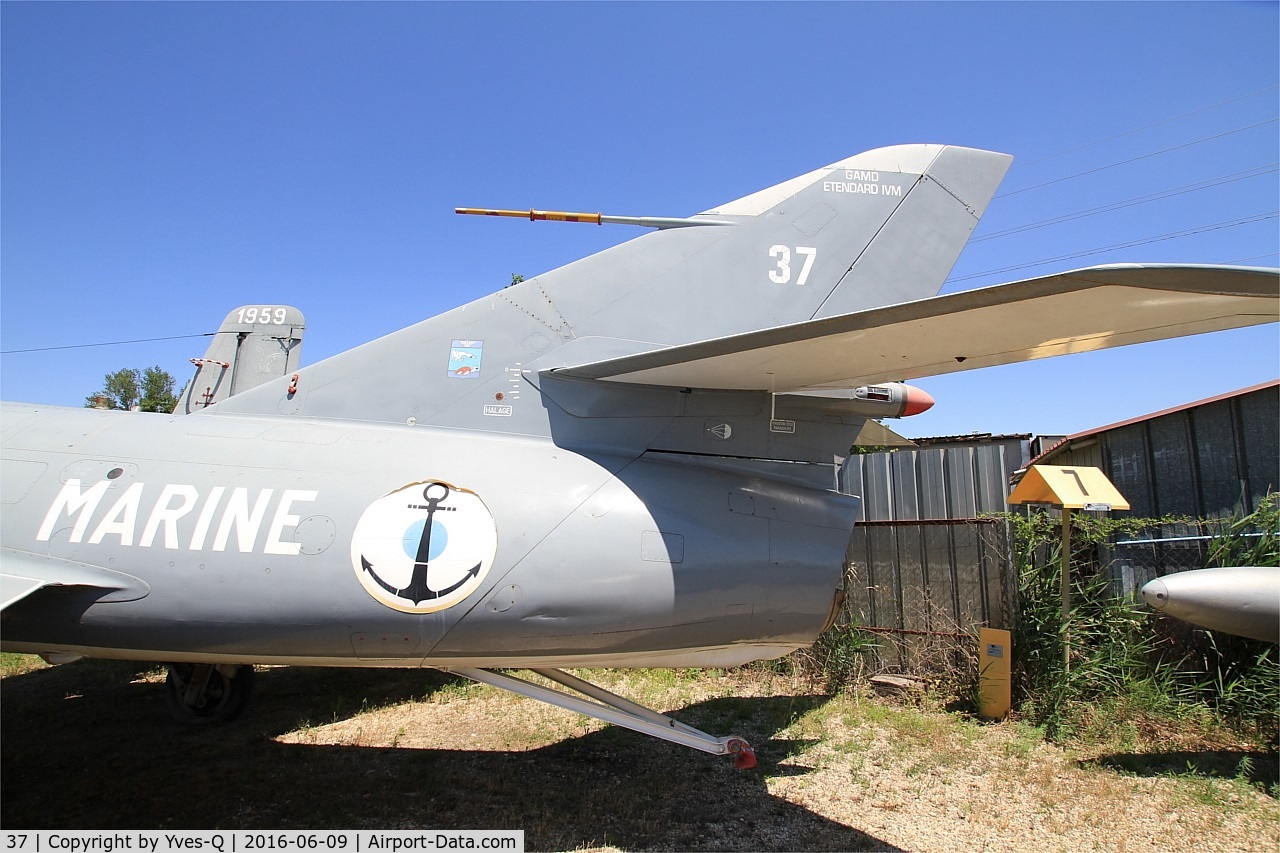 37, Dassault Etendard IV.M C/N 37, Dassault Etendard IV.M, Les Amis de la 5ème Escadre Museum, Orange