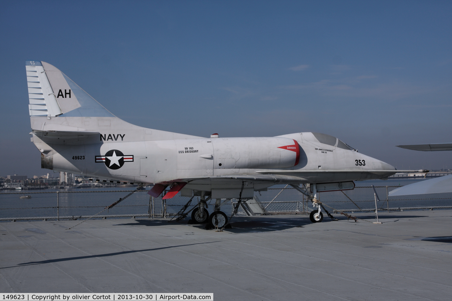 149623, Douglas A-4C Skyhawk C/N 12948, US Yorktown museum