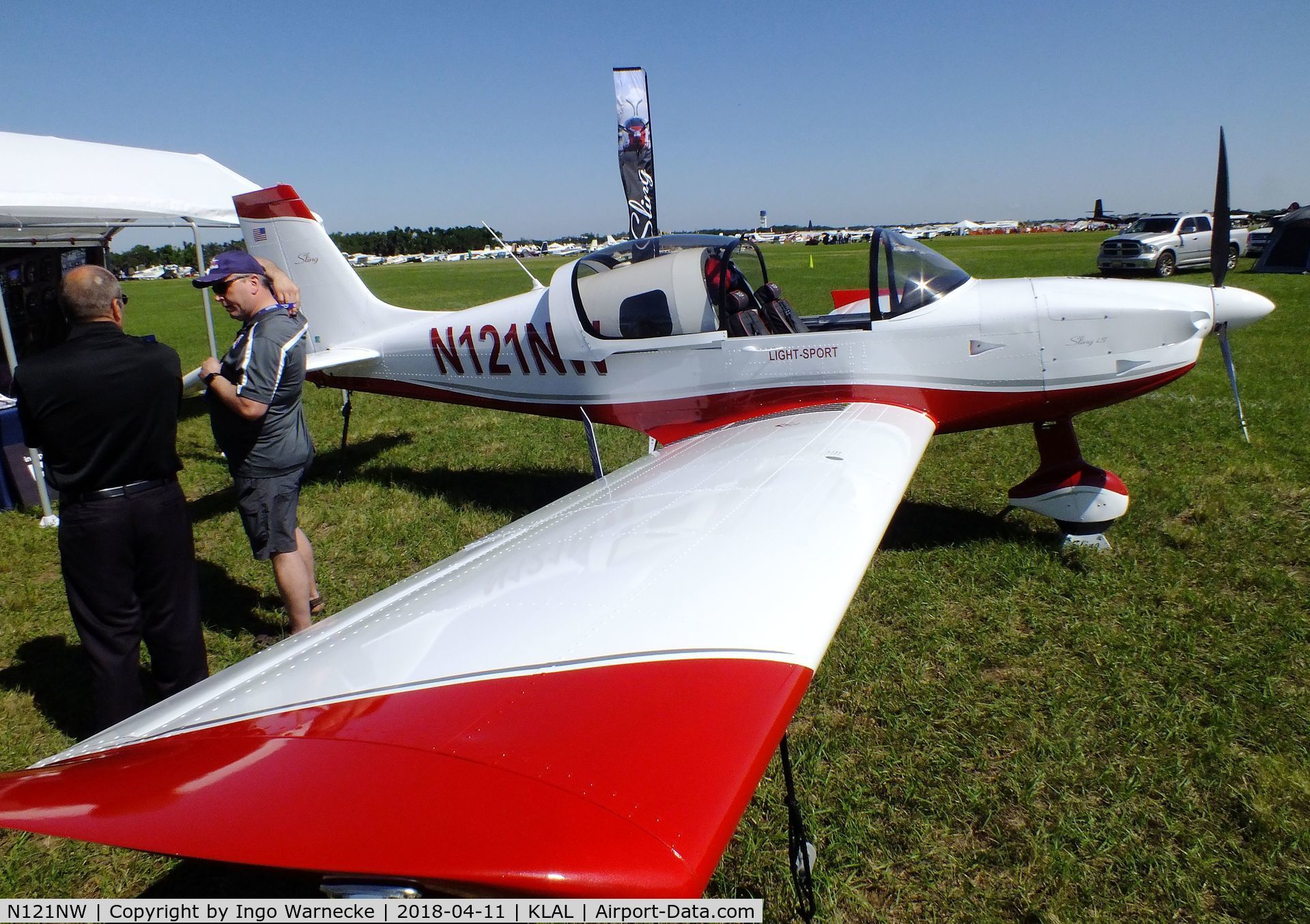 N121NW, 2017 The Airplane Factory Sling LSA C/N 234, Airplane Factory Sling LSA at 2018 Sun 'n Fun, Lakeland FL