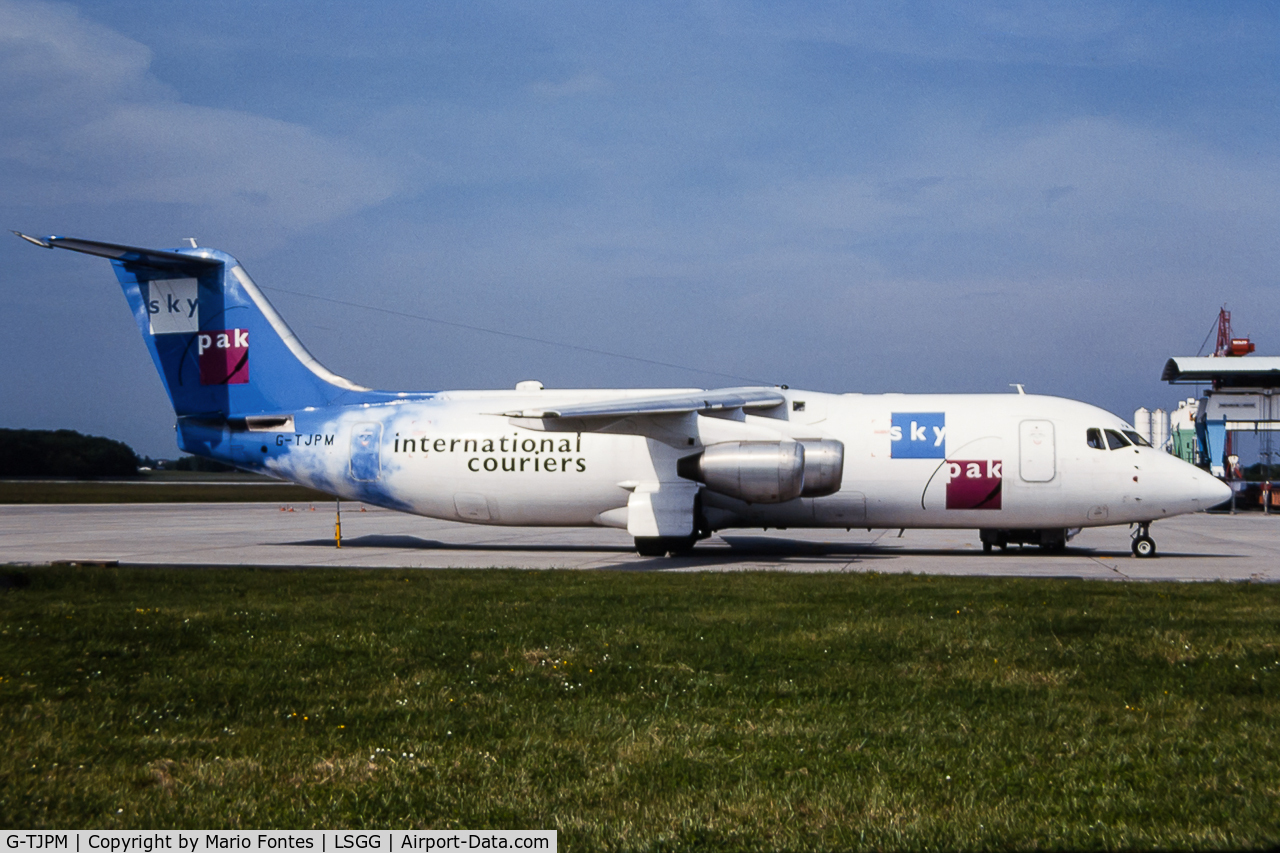 G-TJPM, 1989 British Aerospace BAe.146-300QT Quiet Trader C/N E3150, Geneva