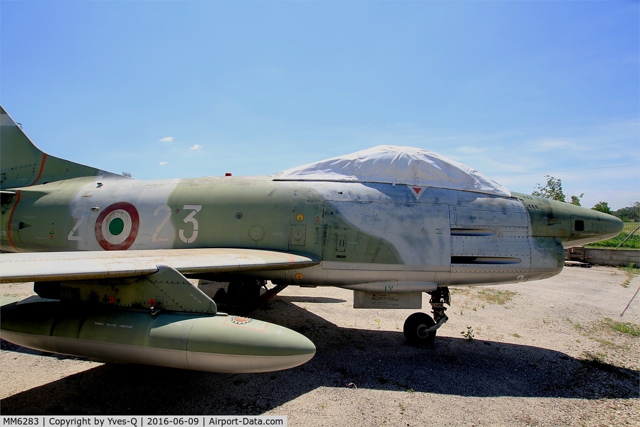 MM6283, Fiat G-91R/1 C/N 49, Fiat G-91R-1, Les amis de la 5ème escadre Museum, Orange