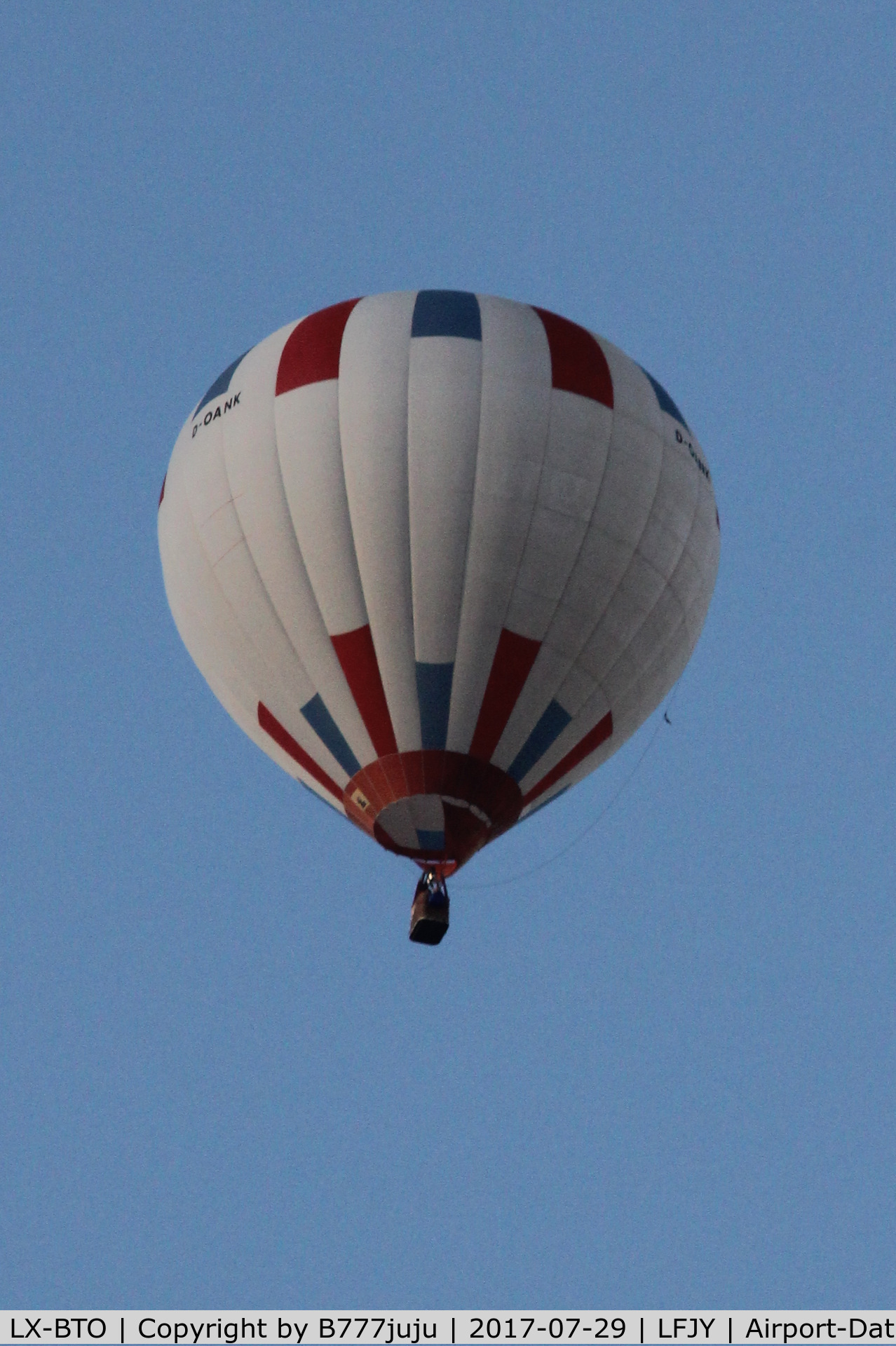 LX-BTO, Schroeder Fire Balloons G34/24 C/N 1167, at Chambley