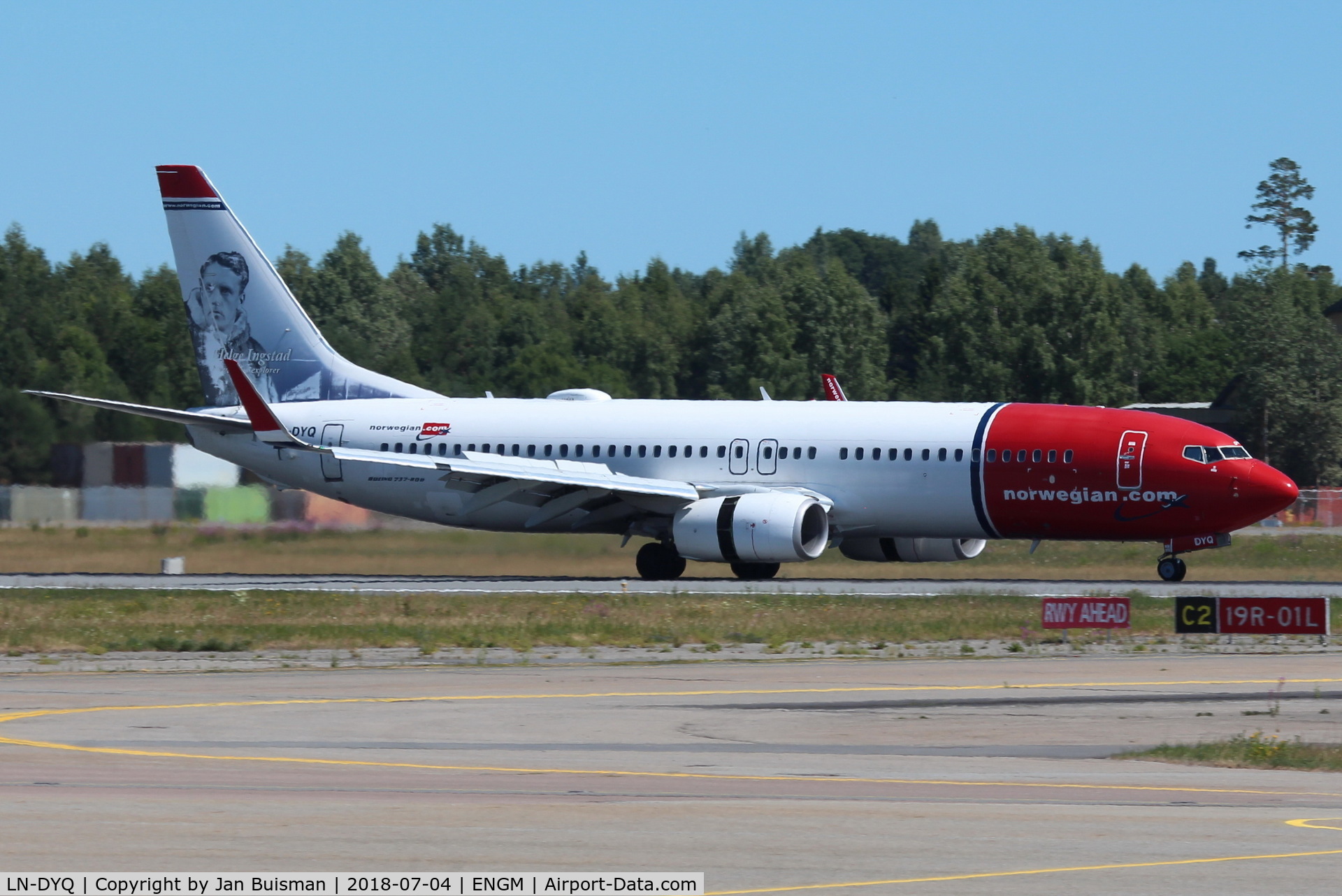 LN-DYQ, 2011 Boeing 737-8JP C/N 40869, Norwegian