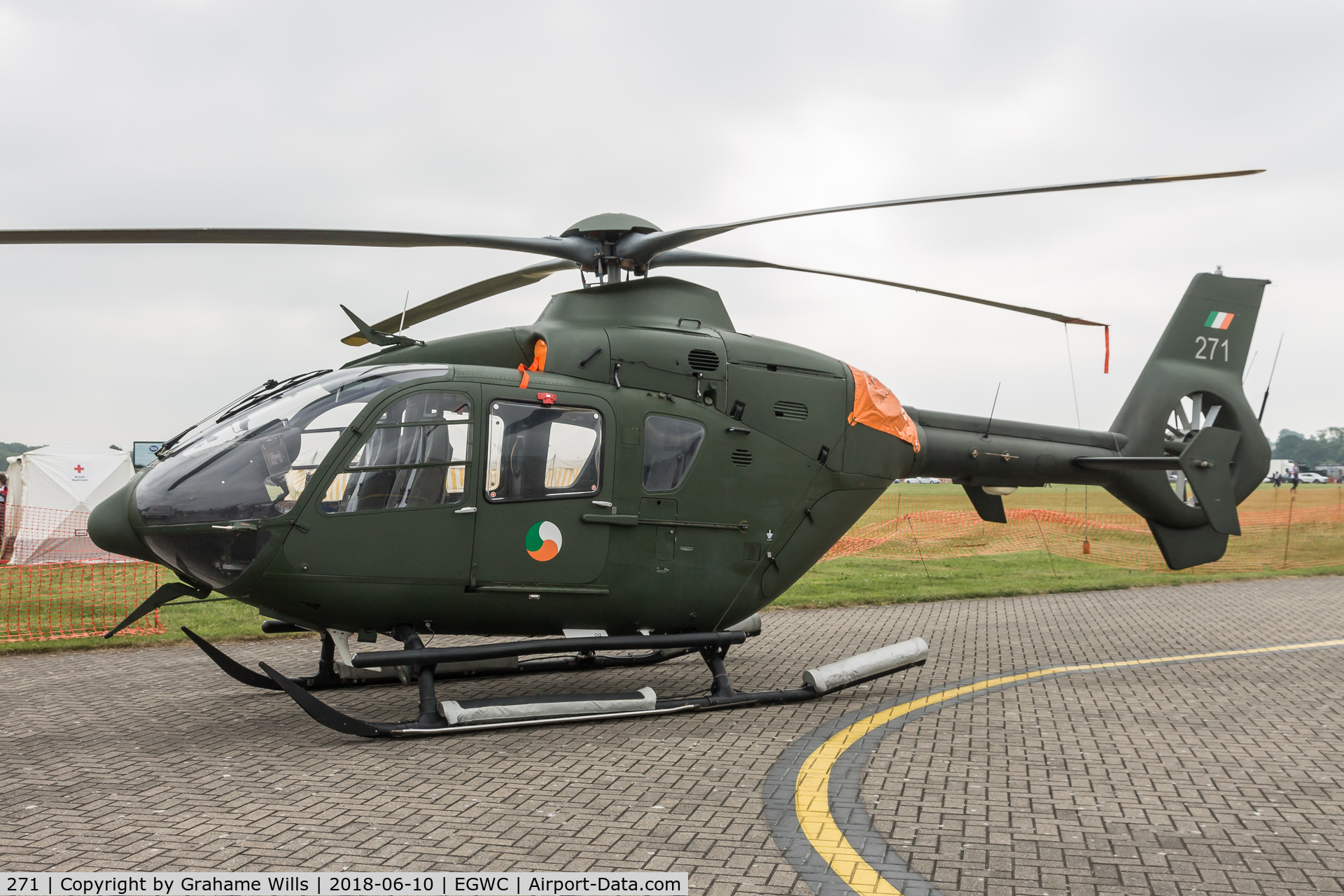271, Eurocopter EC-135P-2 C/N 0431, Eurocopter EC135P-2 271 302 Sqd Irish Air Corps Cosford Air Show 10/6/18