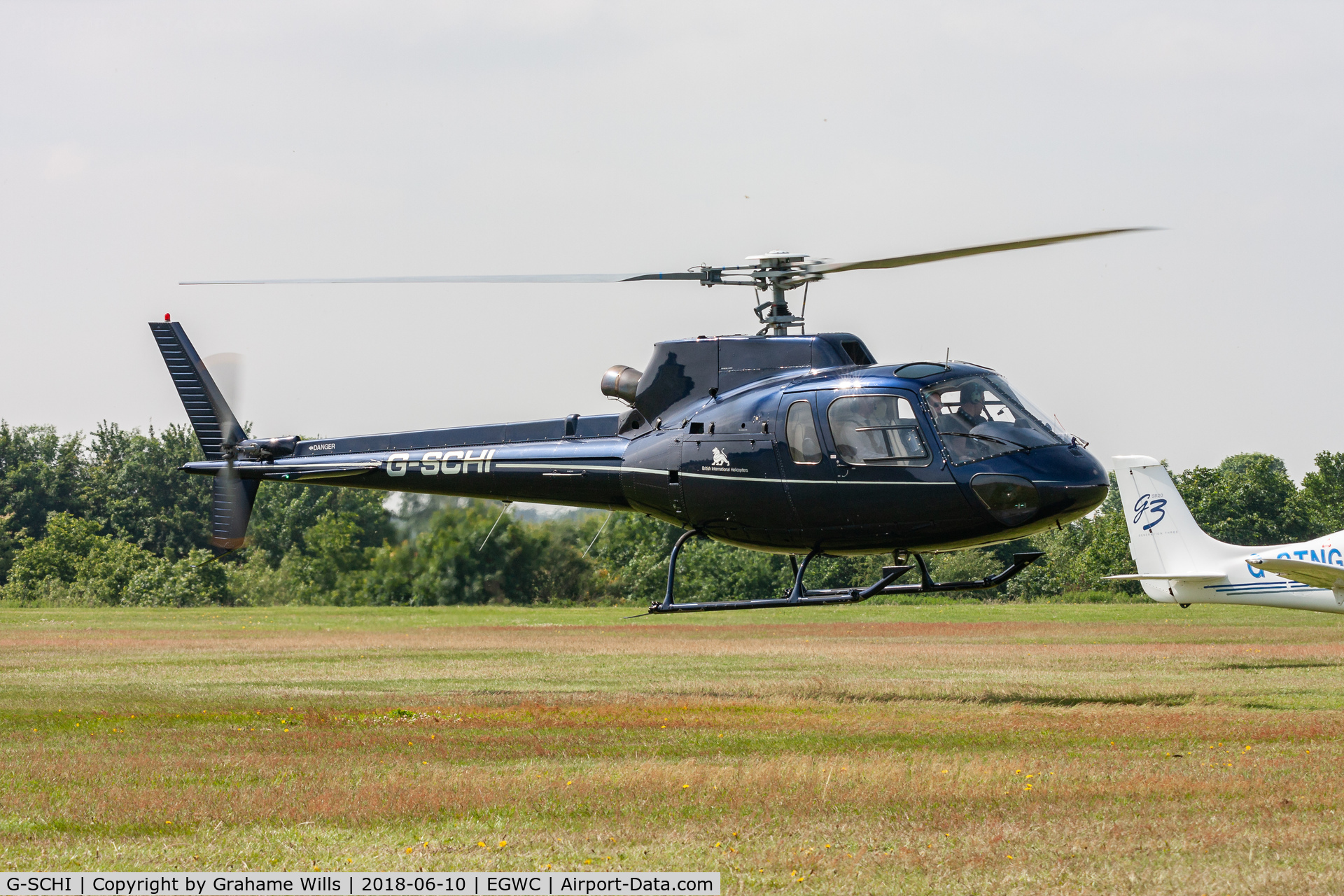 G-SCHI, 2000 Eurocopter AS-350B-2 Ecureuil Ecureuil C/N 3337, AS350B2 Ecureuil G-SCHI Patriot Aviation Cosford Air Show 10/6/18