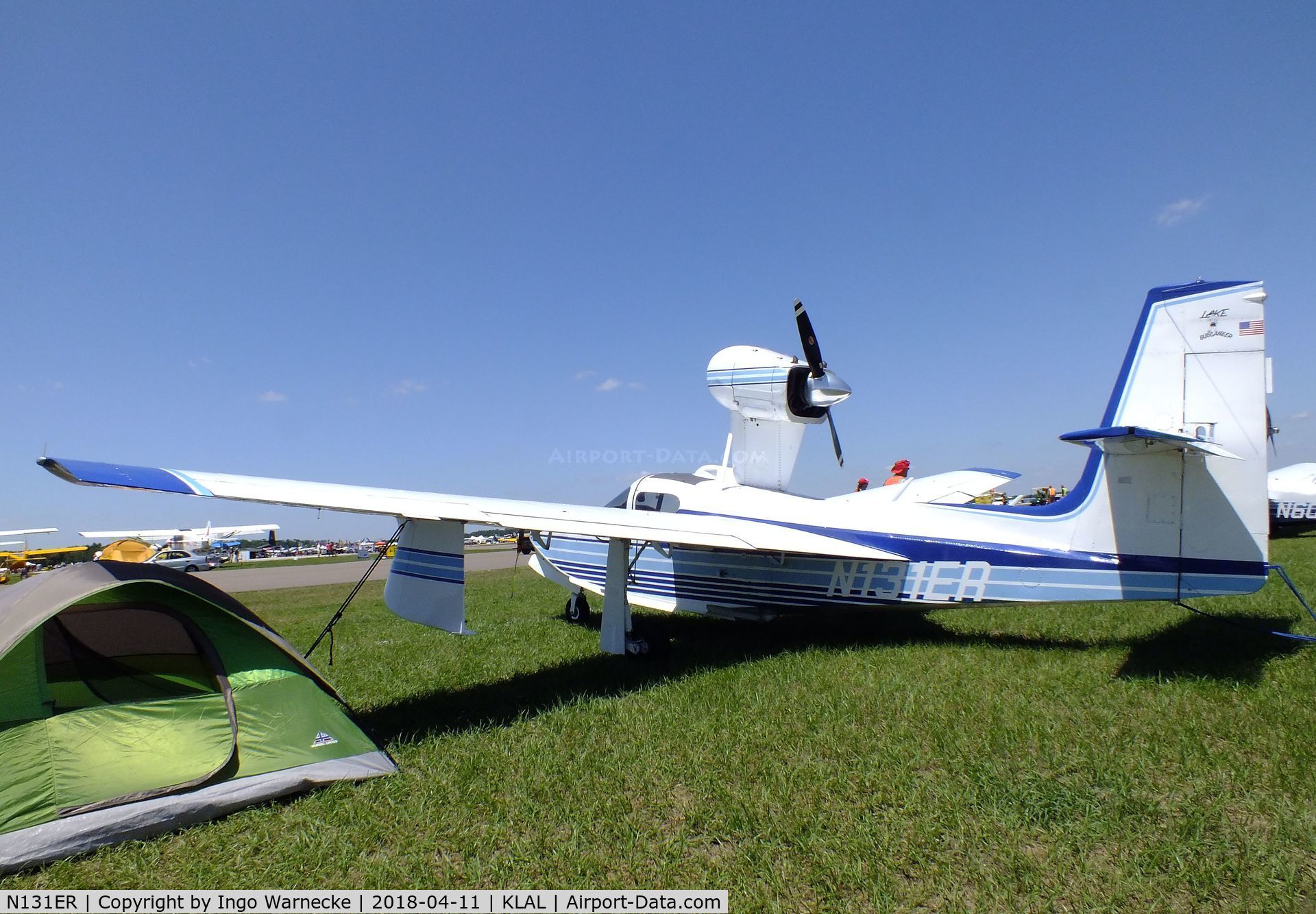 N131ER, 1984 Consolidated Aeronautics Inc. Lake LA-4-200 C/N 940, Lake LA-4-200 Buccaneer at 2018 Sun 'n Fun, Lakeland FL