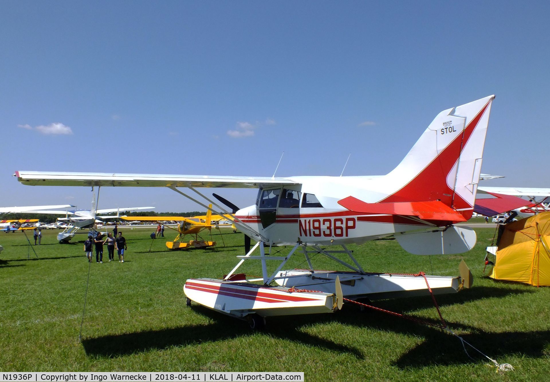 N1936P, 1997 Maule M-7-235C Orion C/N 25008C, Maule M-7-235C Orion on amphibious floats at 2018 Sun 'n Fun, Lakeland FL