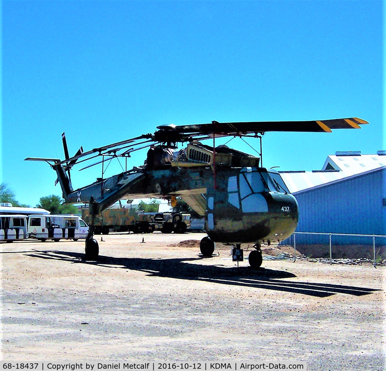 68-18437, 1968 Sikorsky CH-54A Tarhe C/N 64.039, Seen at the Pima Air & Space Museum