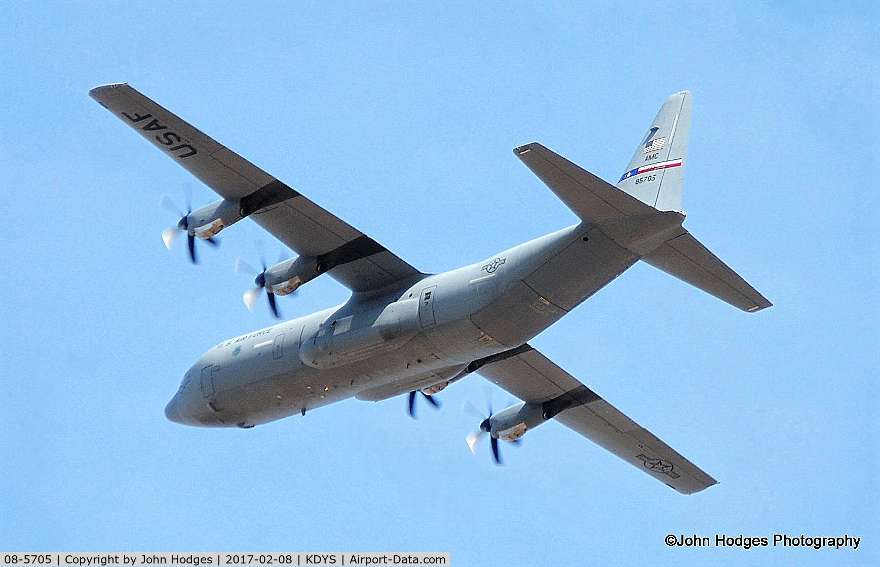 08-5705, 2011 Lockheed C-130J-30 Super Hercules C/N 382-5705, Coming home from deployment to Guam