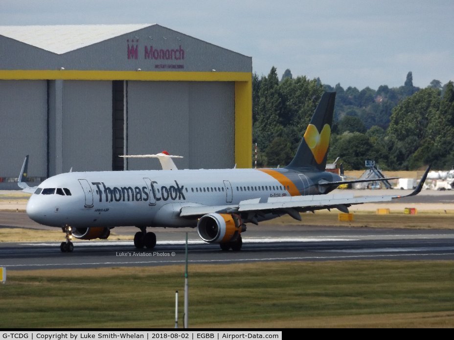 G-TCDG, 2014 Airbus A321-211 C/N 6122, From Birmingham Airport