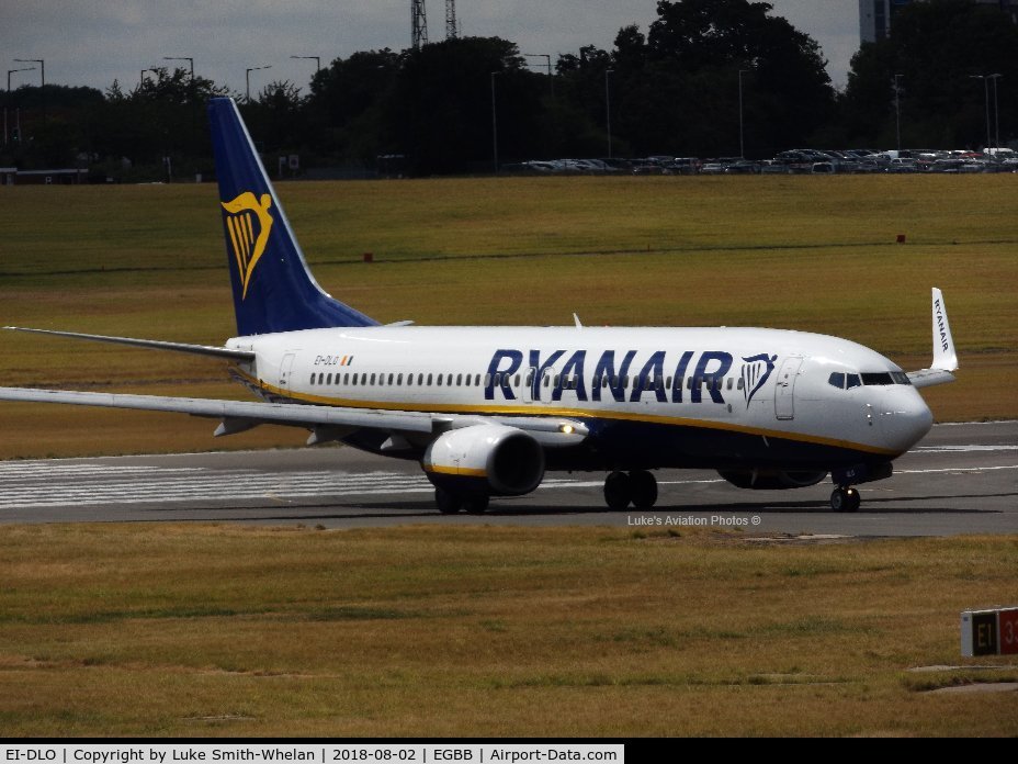 EI-DLO, 2006 Boeing 737-8AS C/N 34178, From Birmingham Airport