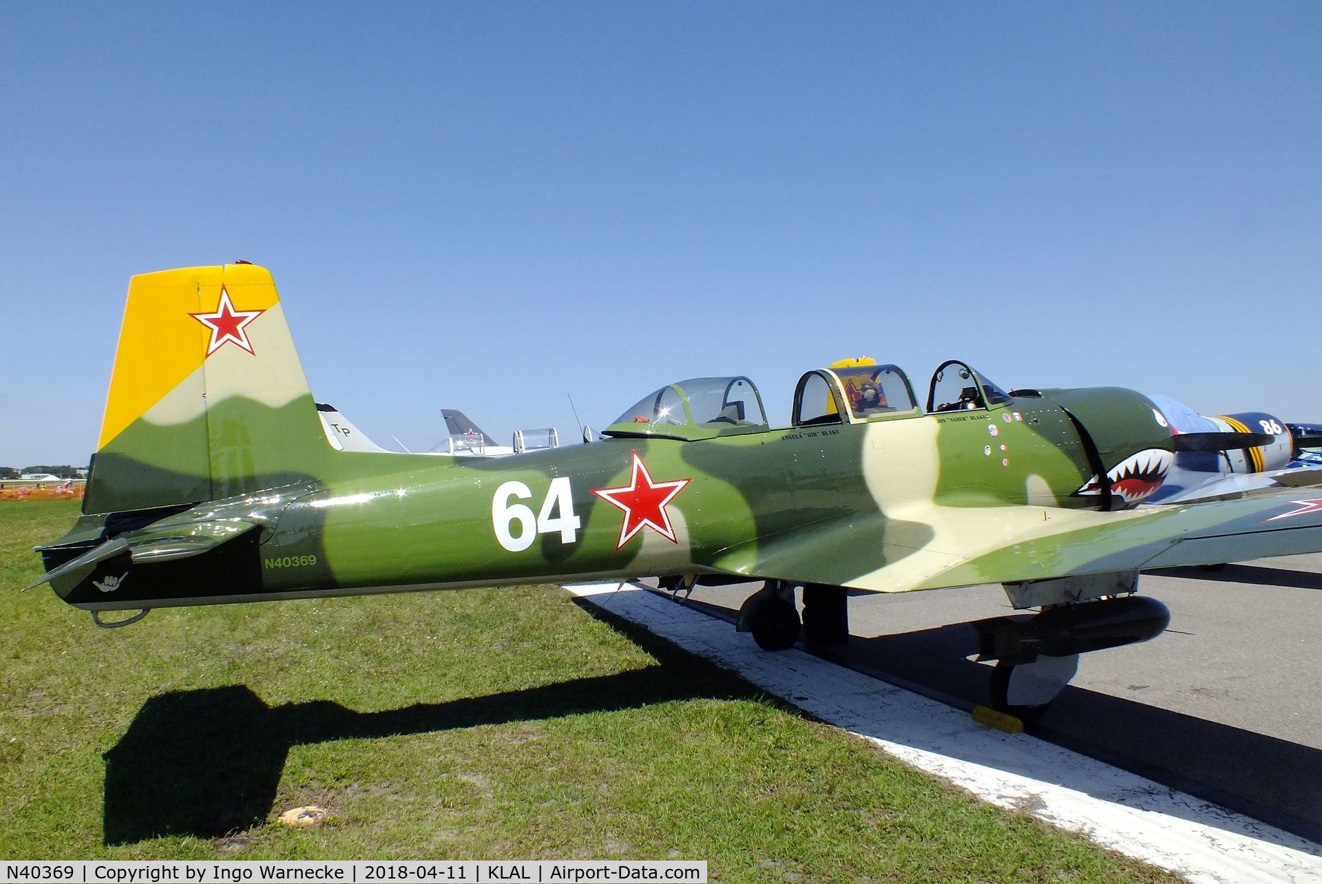 N40369, 1982 Nanchang CJ-6 C/N 3732008, Nanchang CJ-6 at 2018 Sun 'n Fun, Lakeland FL