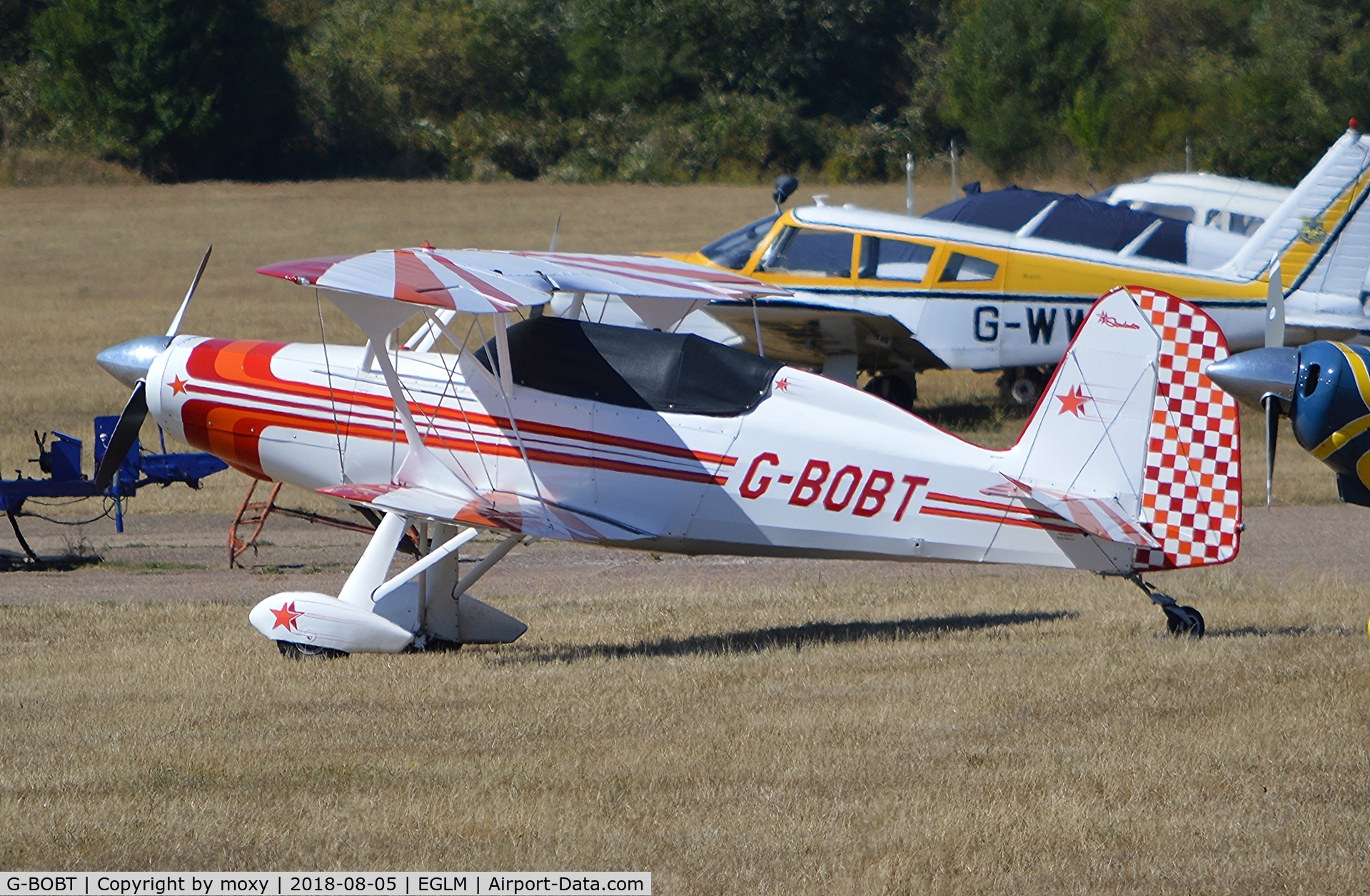 G-BOBT, 1983 Stolp SA-300 Starduster Too C/N CJ-01, Stolp SA-300 Starduster Too at White Waltham. Ex N690CM