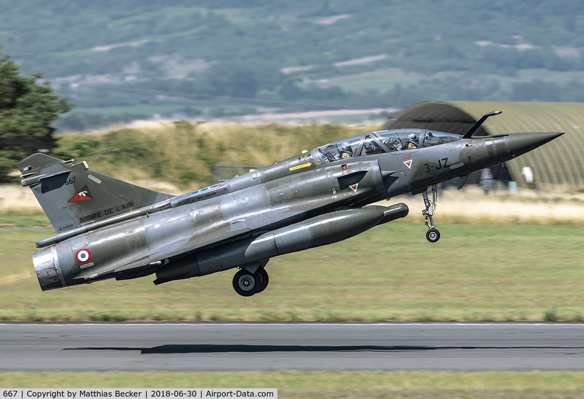 667, Dassault Mirage 2000D C/N 541, 667--