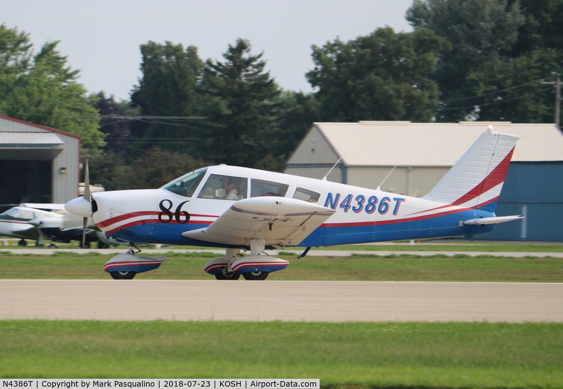 N4386T, 1971 Piper PA-28-180 Cherokee C/N 28-7105221, Piper PA-28-180