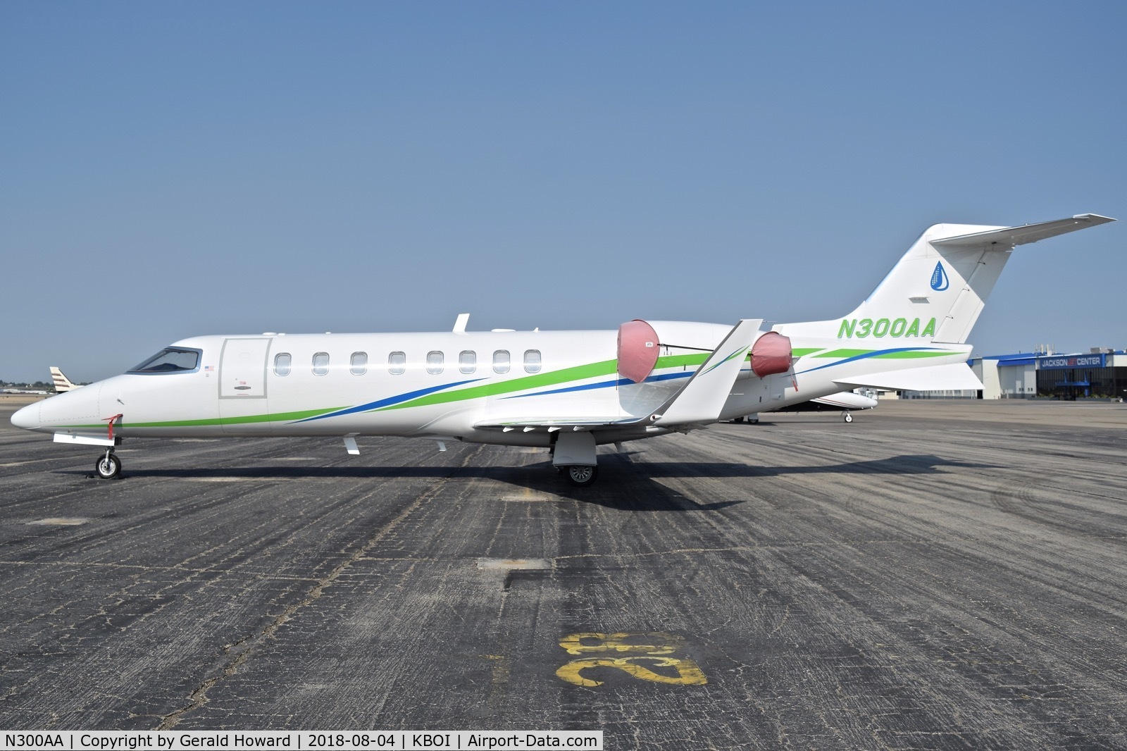 N300AA, 2005 Learjet 45 C/N 45-285, Parked on the north GA ramp.