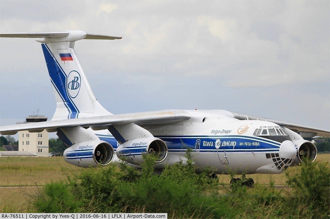 RA-76511, 2012 Ilyushin Il-76TD-90VD C/N 2123422750, Ilyushin Il-76TD-90VD, Parked at Châteauroux-Centre Airport(LFLX-CHR)