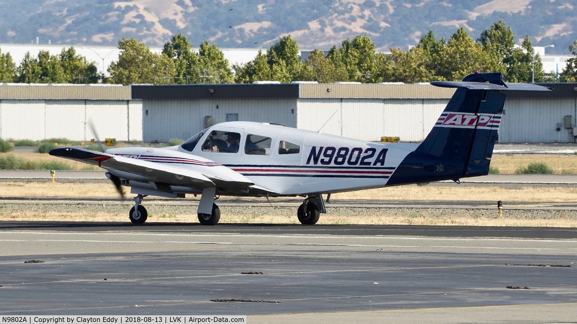 N9802A, 2008 Piper PA-44-180 Seminole C/N 4496255, Livermore Airport California 2018.