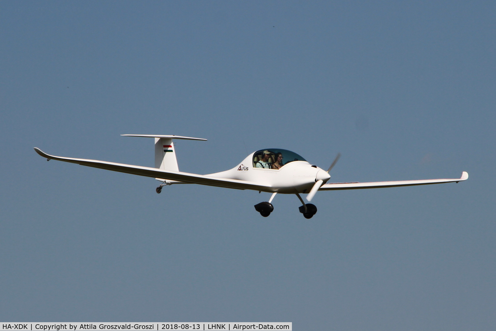 HA-XDK, 2017 Omikron-Dokk Altus C/N 001, Nagykanizsa Airport, Hungary. 16th FAI World Microlight Championship 2018 Nagykanizsa.