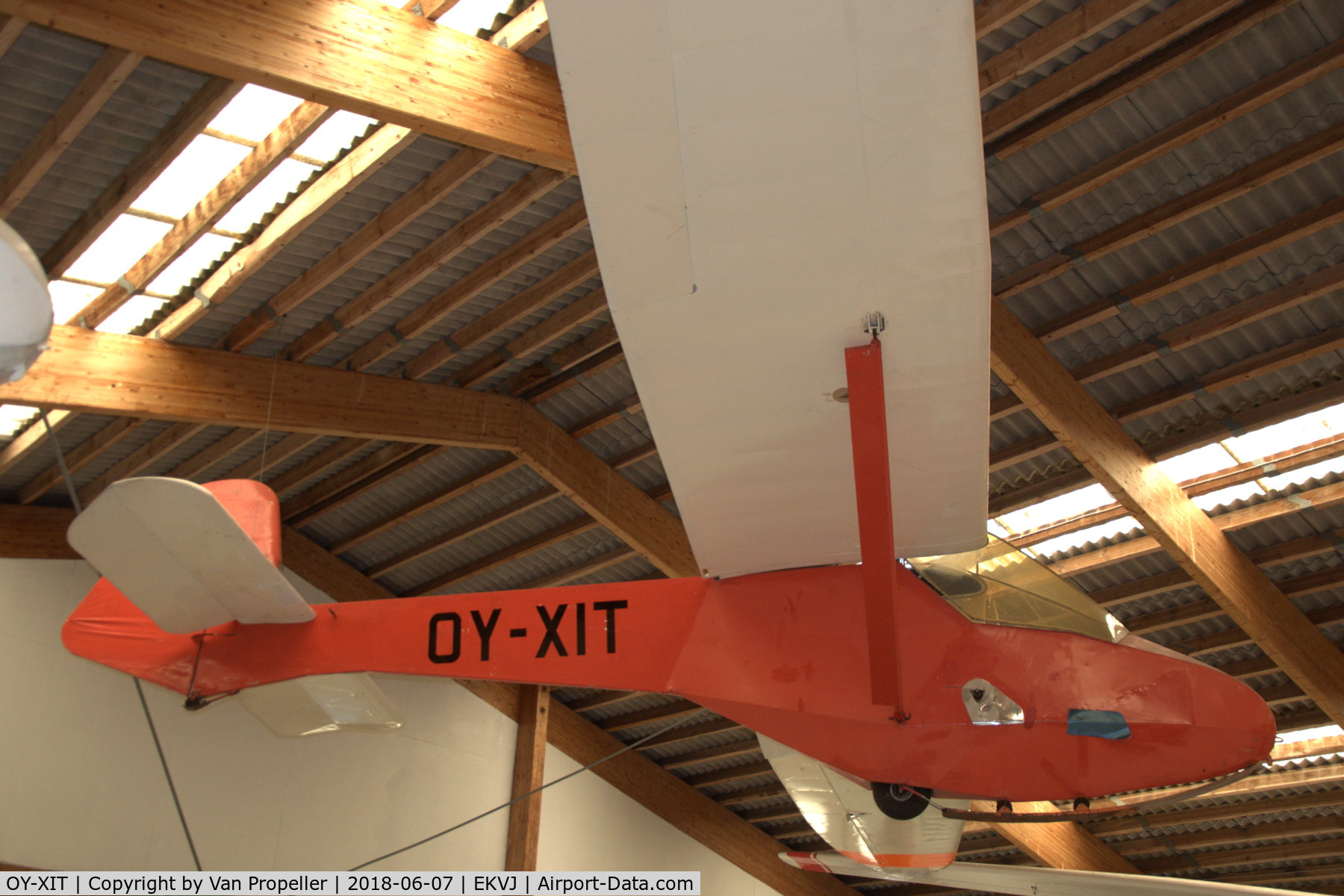 OY-XIT, 1964 Raab Doppelraab IV C/N 3/101, Raab Doppelraab IV glider in Danmarks Flymuseum at Stauning airport