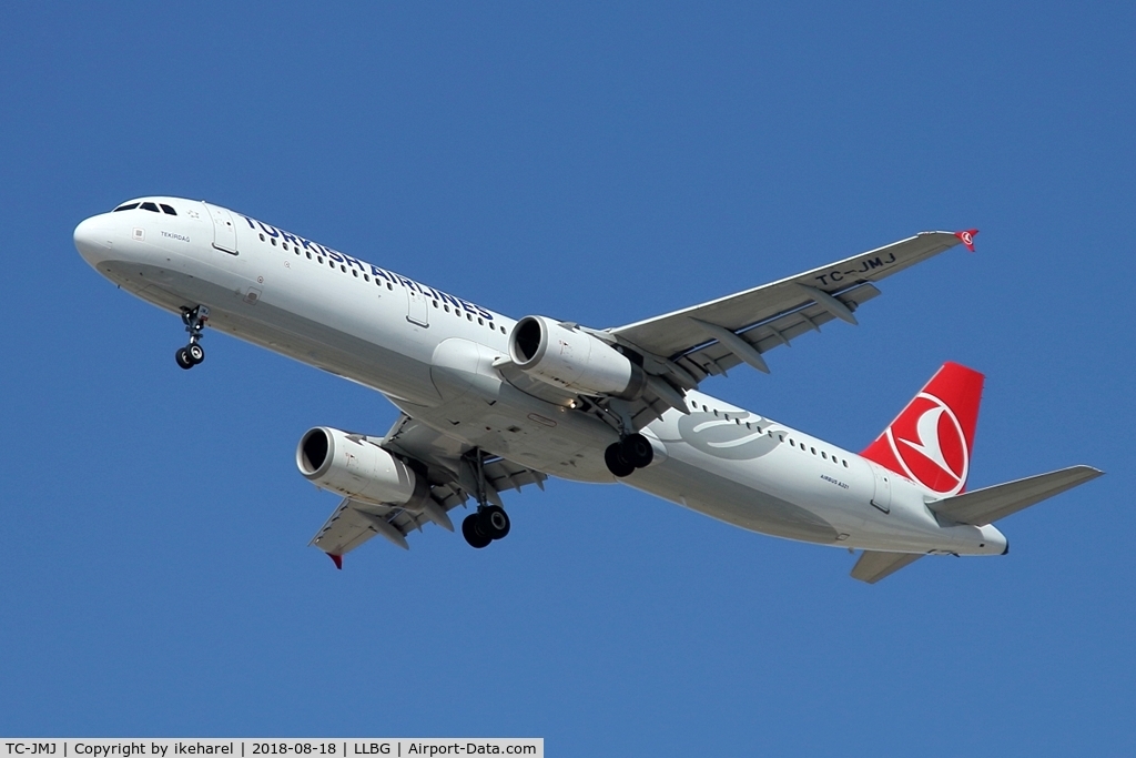 TC-JMJ, 2008 Airbus A321-232 C/N 3688, Flight from Istanbul. before landing to runway 30.