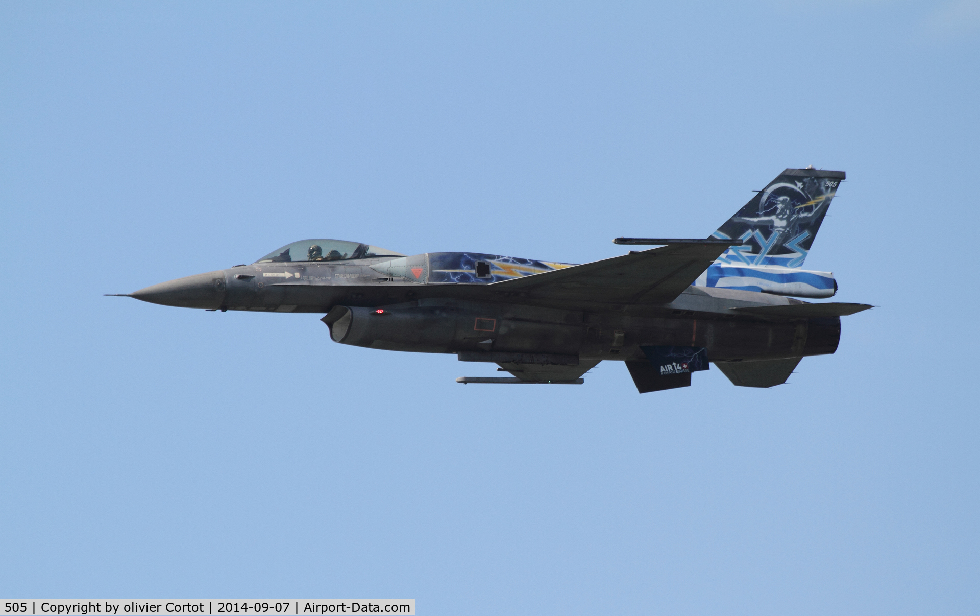 505, General Dynamics F-16C Fighting Falcon C/N XK-6, F-16 with CFT is not the best choice to display the F-16...