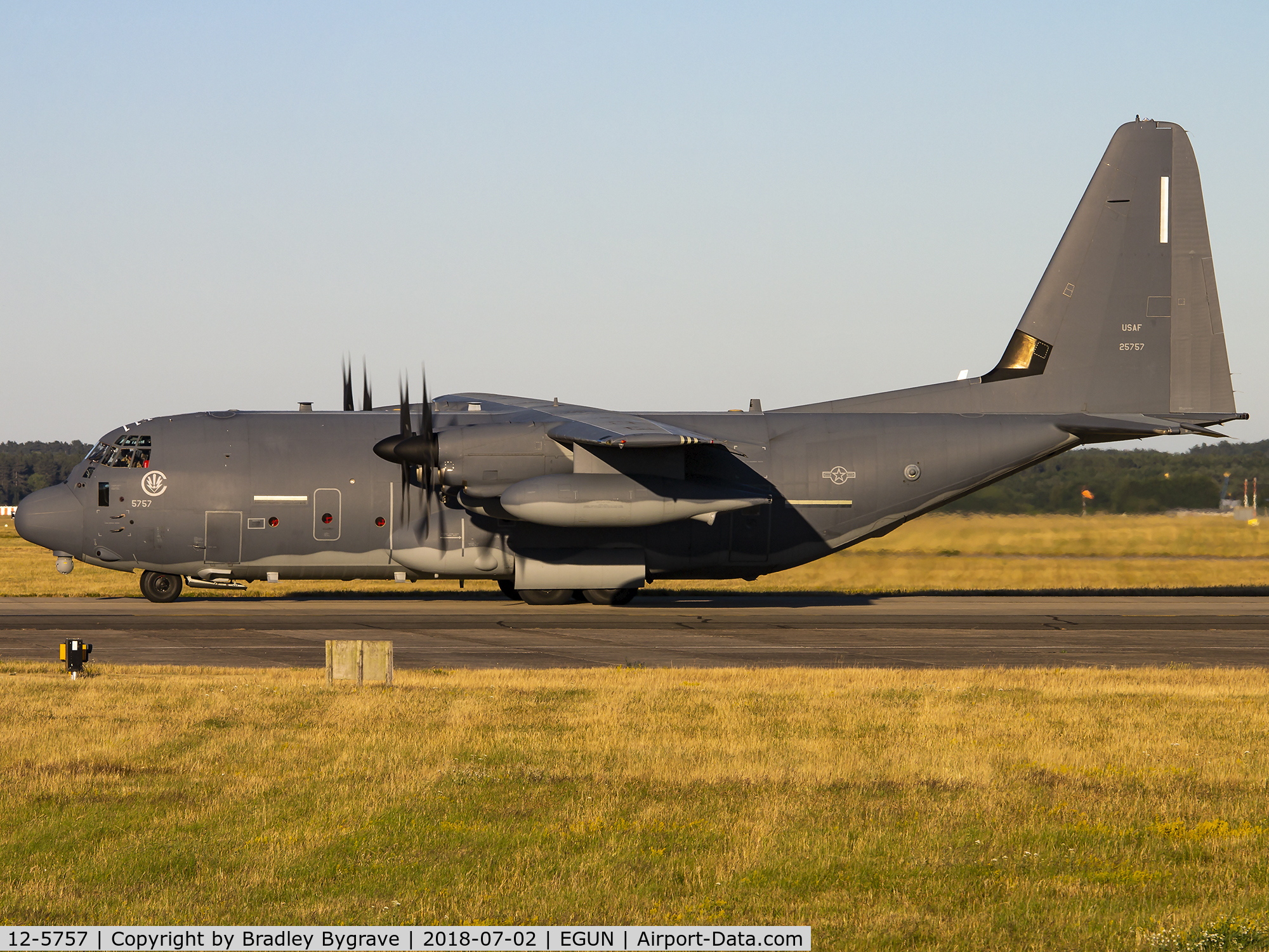 12-5757, 2014 Lockheed Martin MC-130J Commando II C/N 382-5757, Taxiing