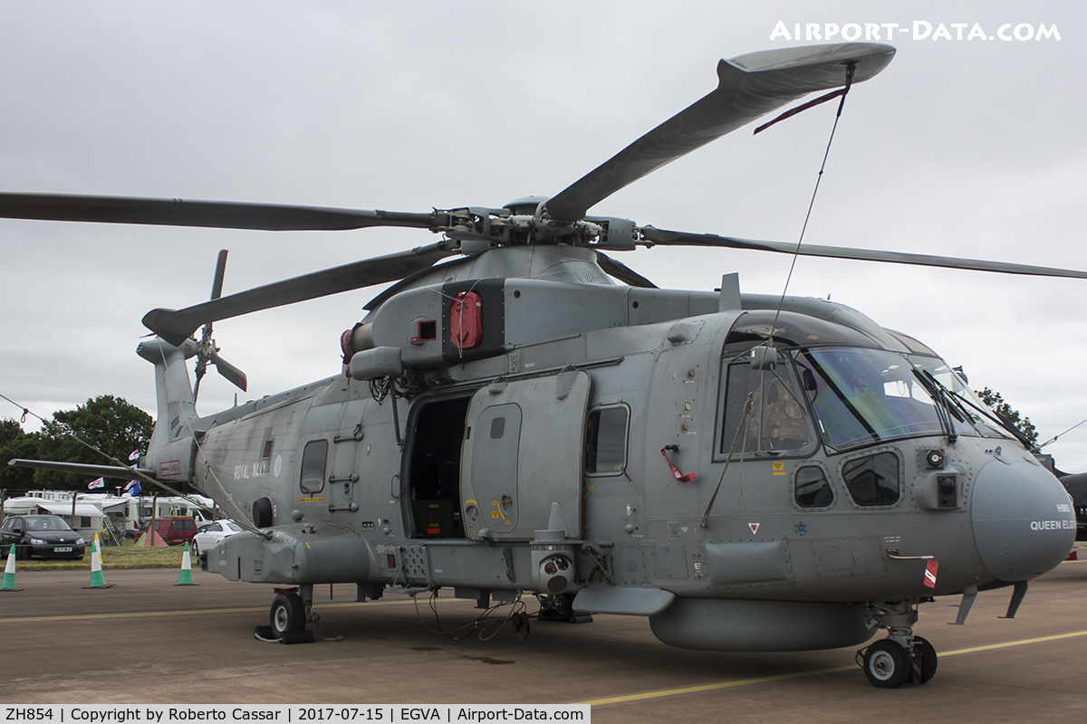 ZH854, AgustaWestland EH-101 Merlin HM1 (Mk111) C/N 50139/RN34, RIAT 2017