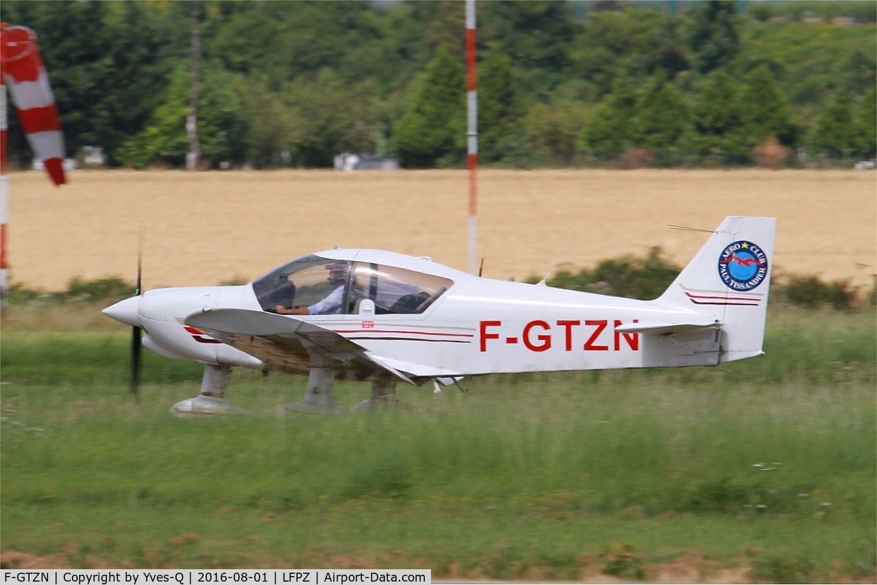 F-GTZN, 2000 Robin HR-200-120B C/N 351, Robin HR-200-120B, Landing rwy 29L, Saint-Cyr-l'École Airfield (LFPZ-XZB)