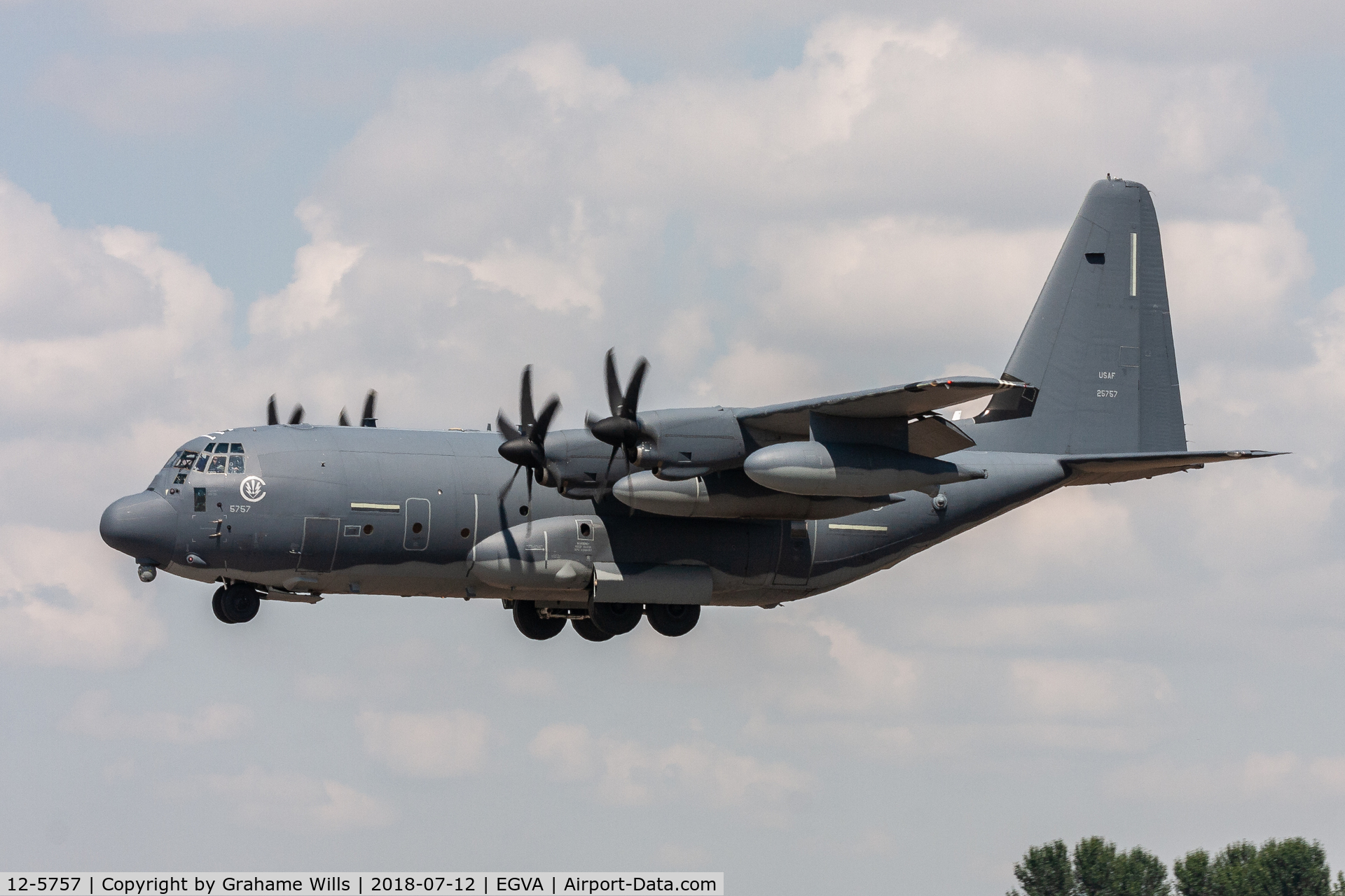 12-5757, 2014 Lockheed Martin MC-130J Commando II C/N 382-5757, Lockheed MC-130J 12-5757 67 SOS 352 SOW USAF, Fairford 12/7/18