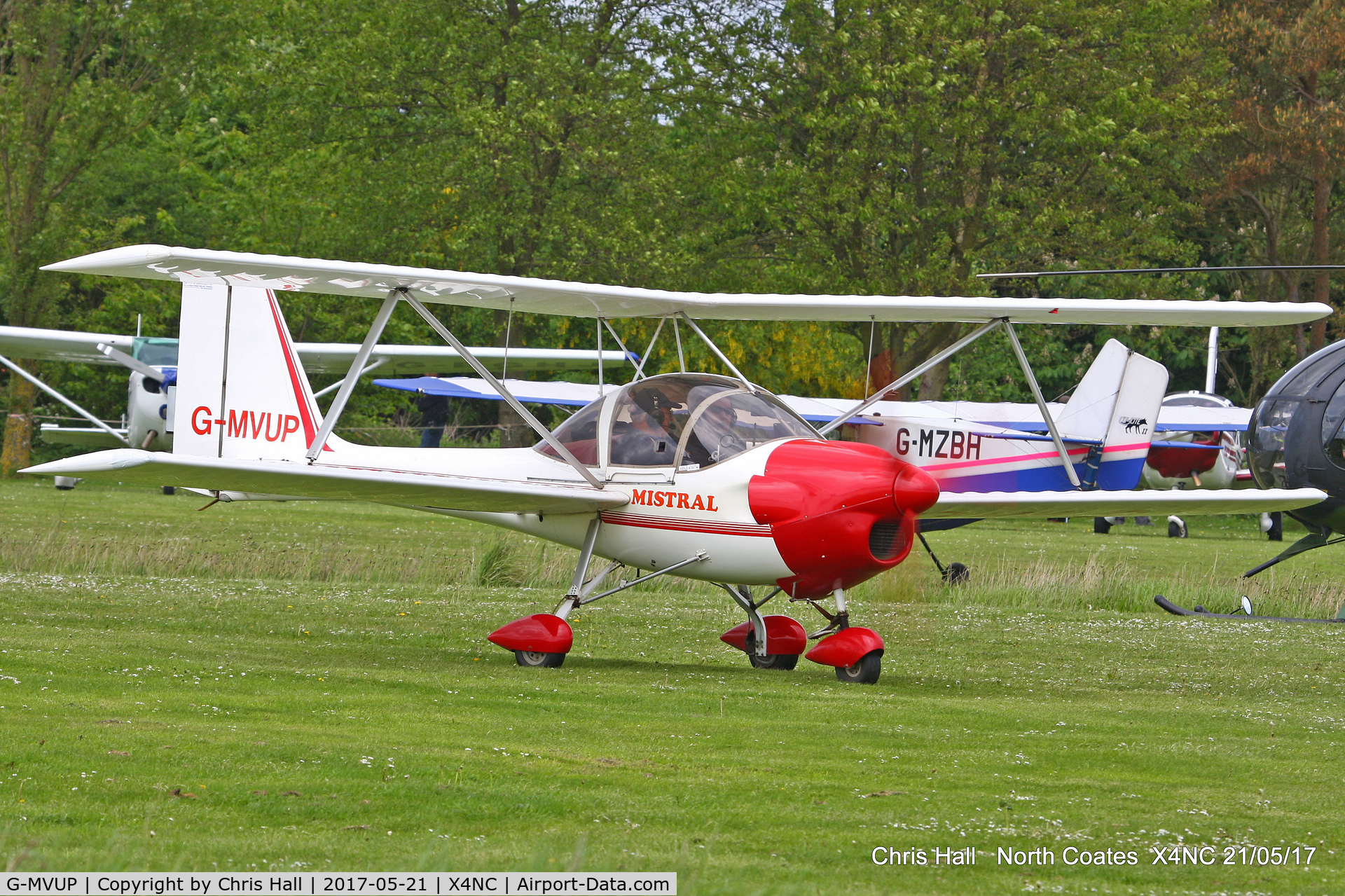 G-MVUP, 1988 Aviasud Mistral C/N BMAA/HB/003, North Coates Summer fly in