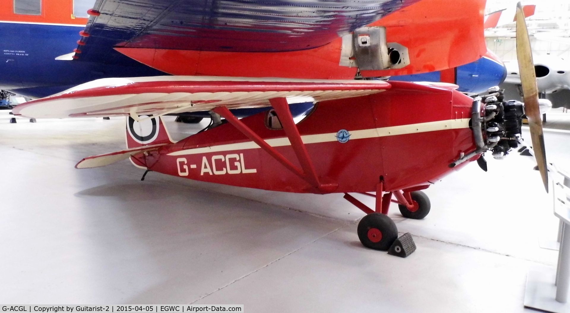G-ACGL, 1933 Comper CLA-7 Swift C/N S33/6, At Cosford