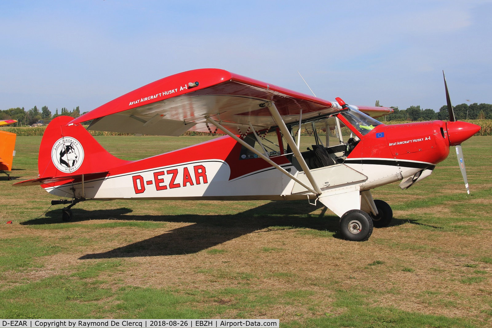 D-EZAR, Christen A-1 Husky C/N 1235, Glider tug at Kiewit-Hasselt.