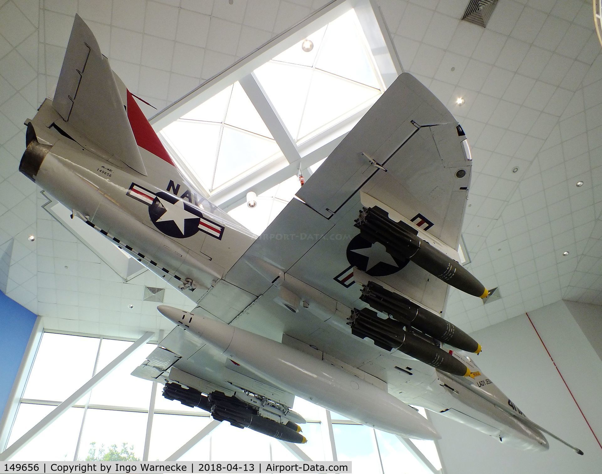 149656, Douglas A-4E Skyhawk C/N 12980, Douglas A-4E Skyhawk at the NMNA, Pensacola