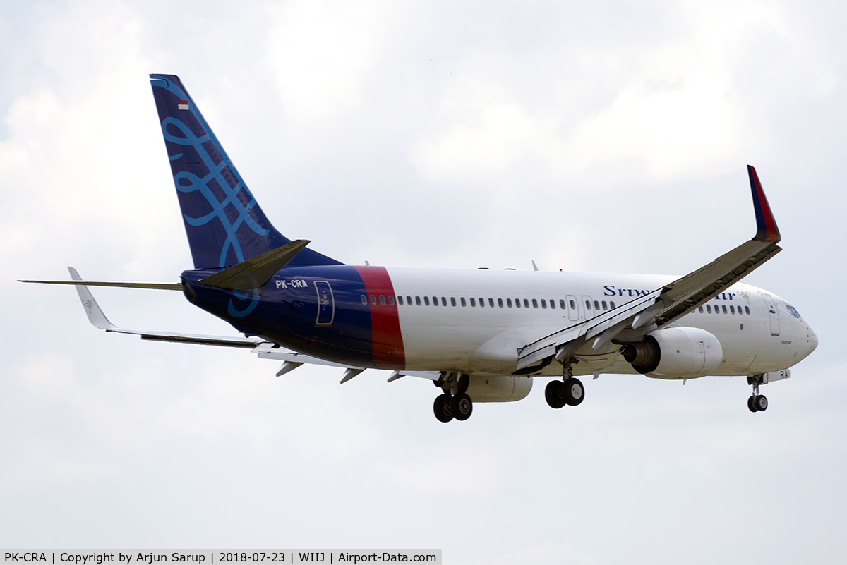 PK-CRA, 2008 Boeing 737-86N C/N 35226, On final approach at Yogyakarta.