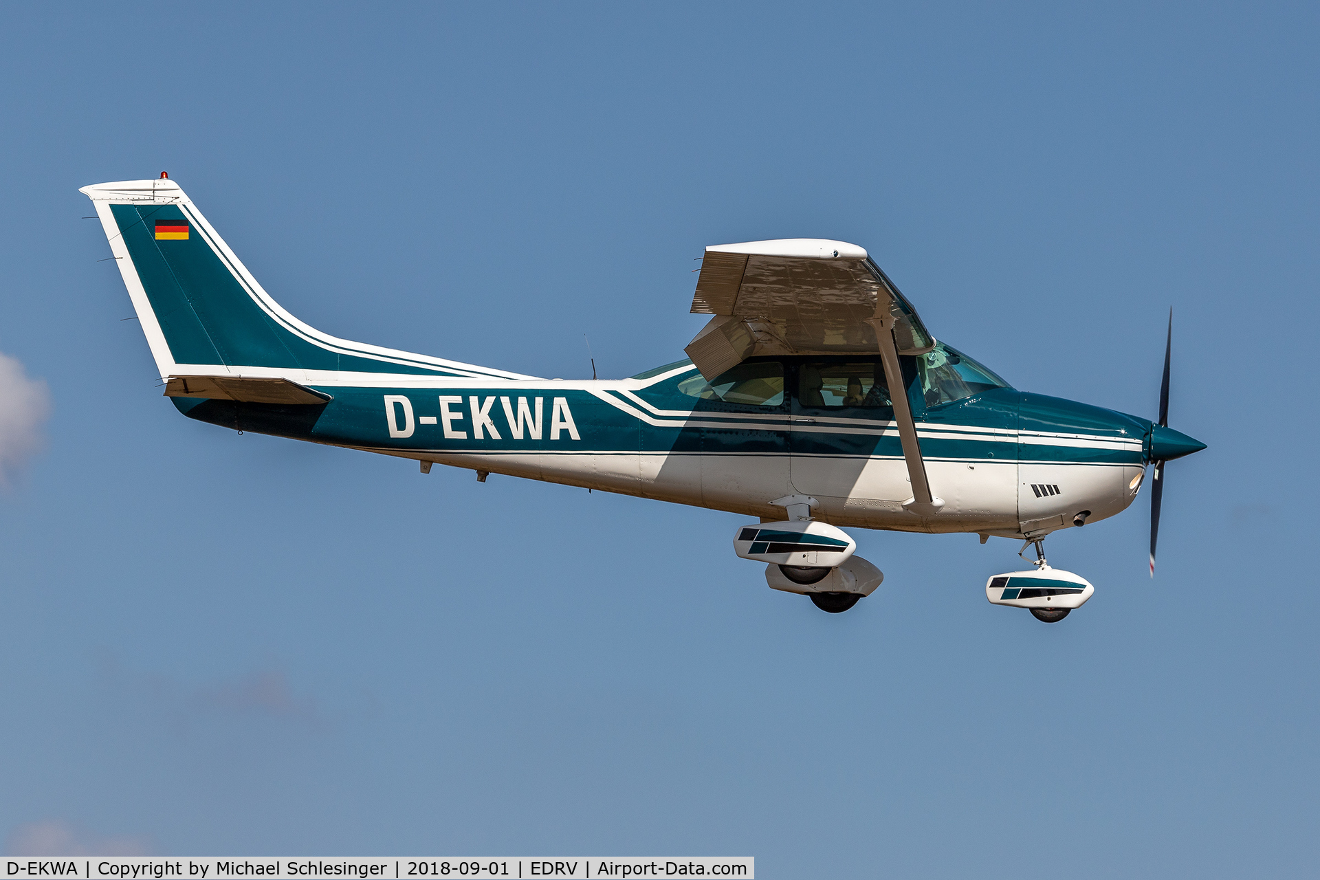 D-EKWA, 1975 Cessna 182P Skylane C/N 18264136, D-EKWA - Reims-Cessna F182P Skylane @ Airfield EDRV - Wershofen/Eifel